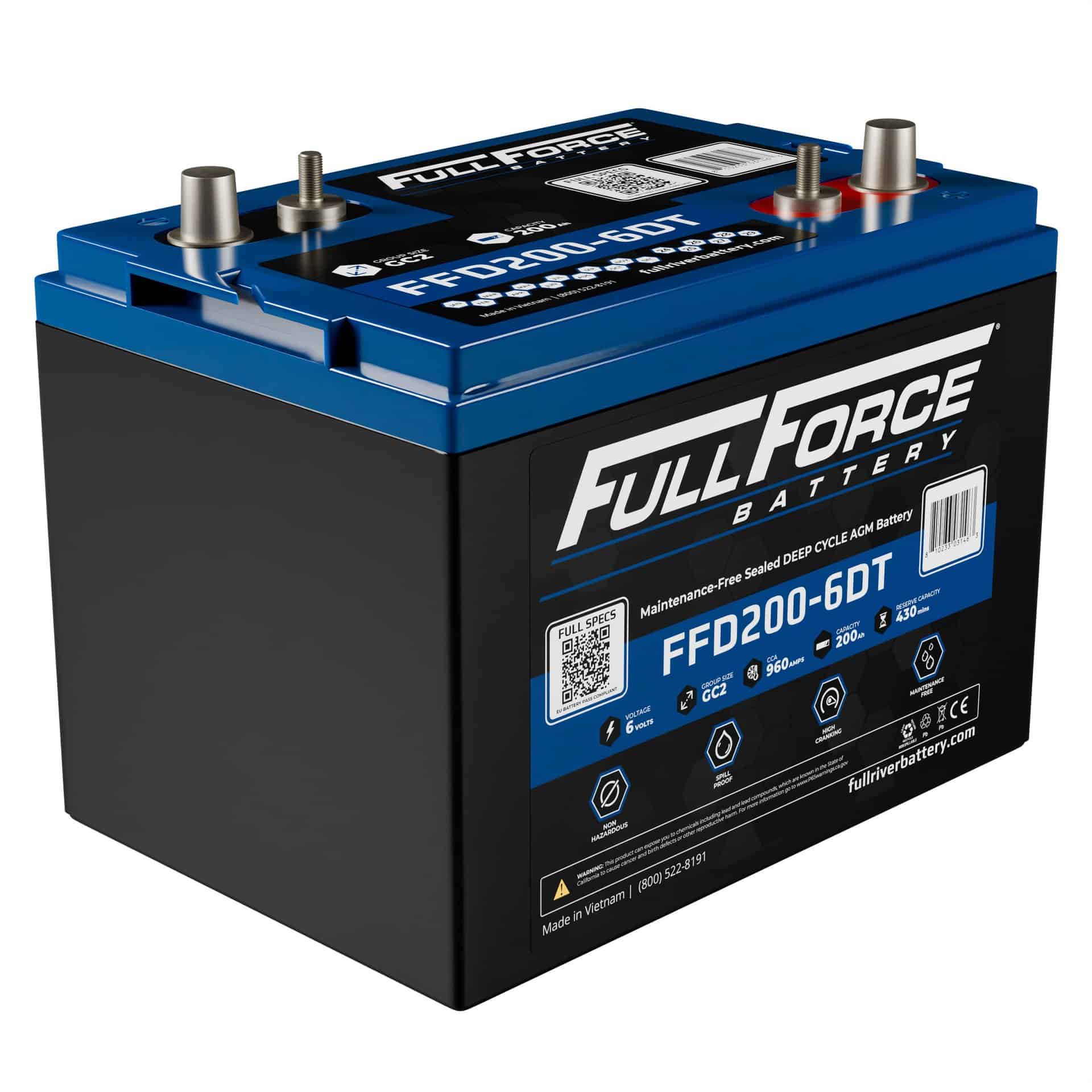 FullRiver FFD200-6DT SLA (AGM) Battery