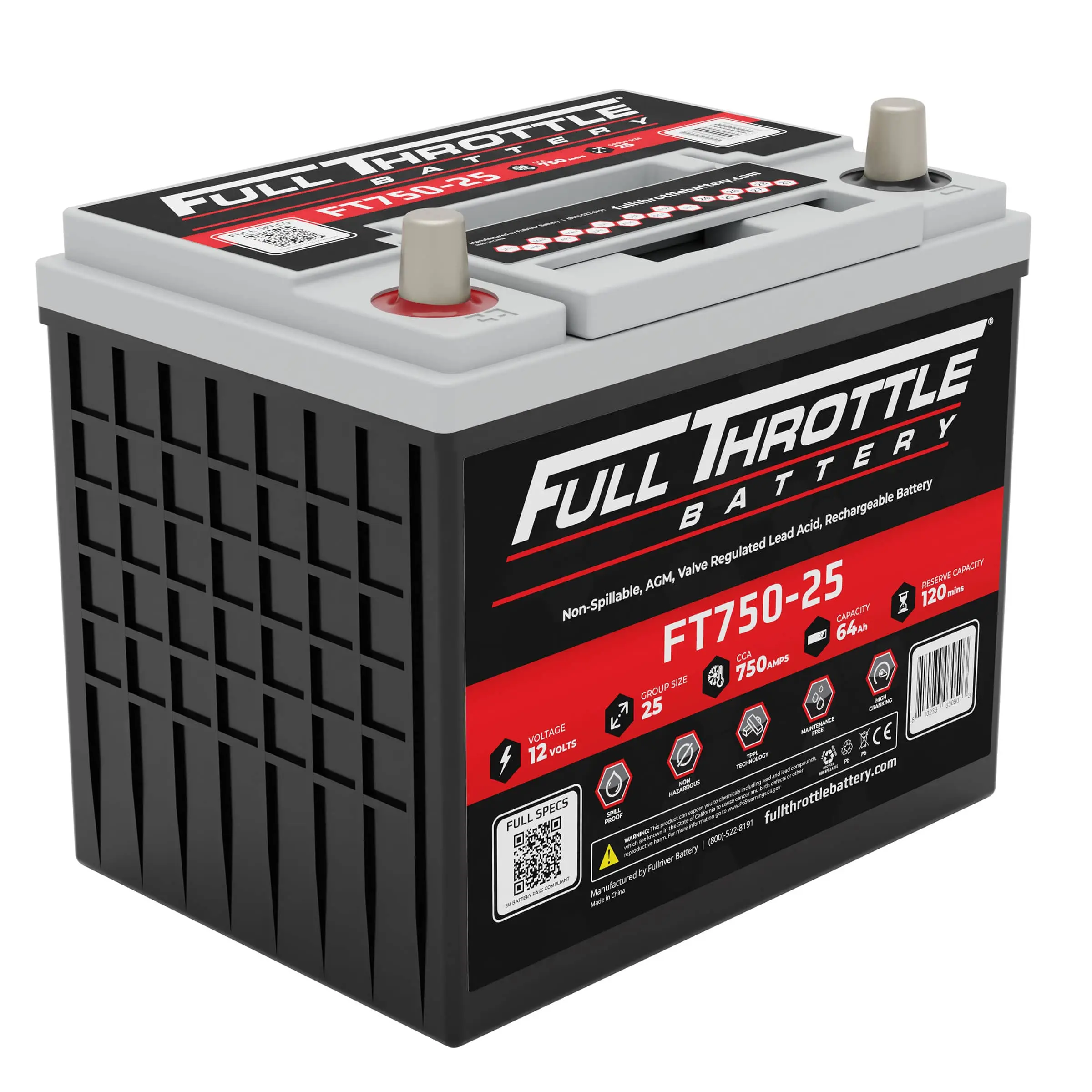 FullRiver FT750-25 SLA (AGM) Battery
