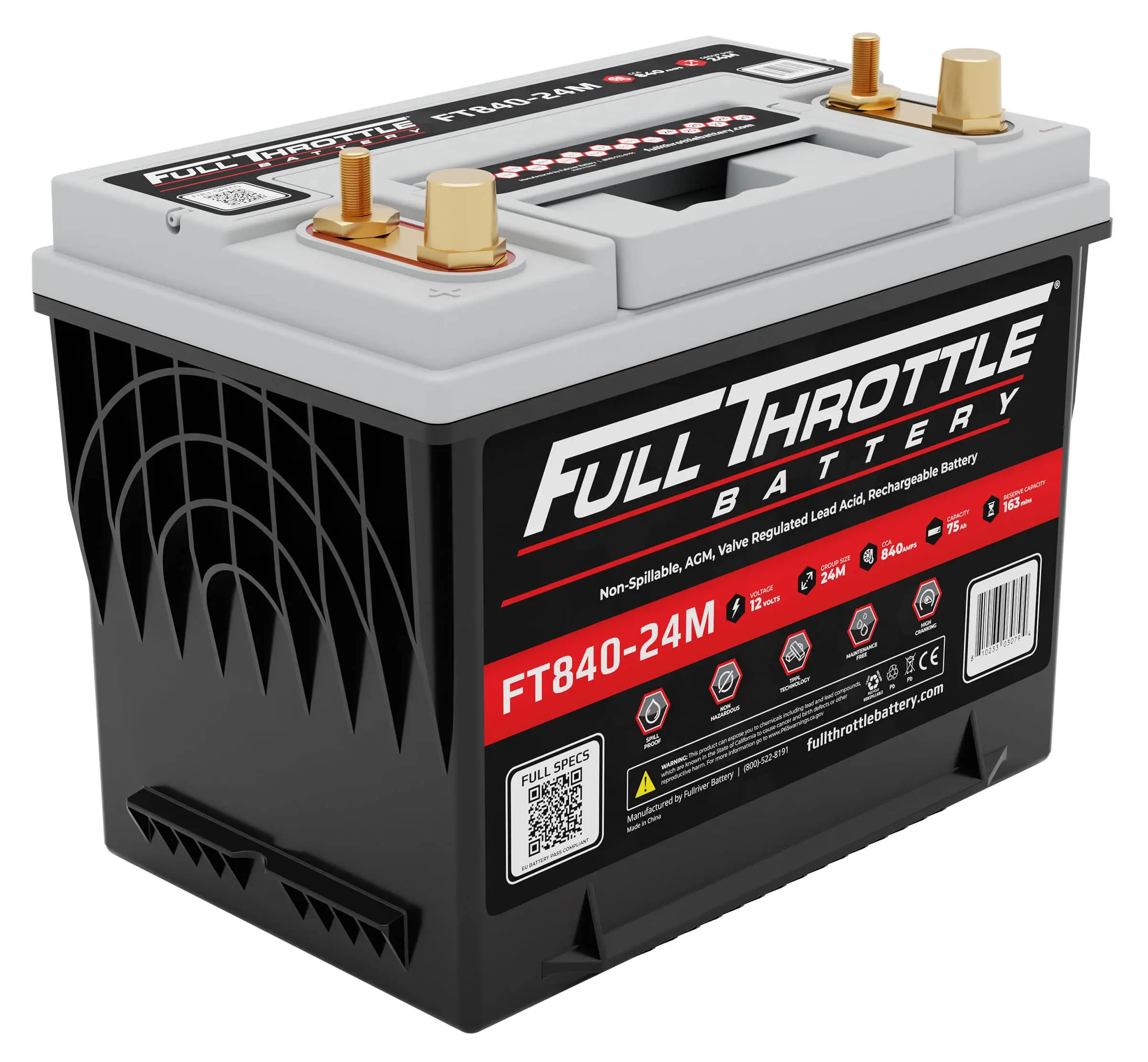 FullRiver FT840-24M SLA (AGM) Battery
