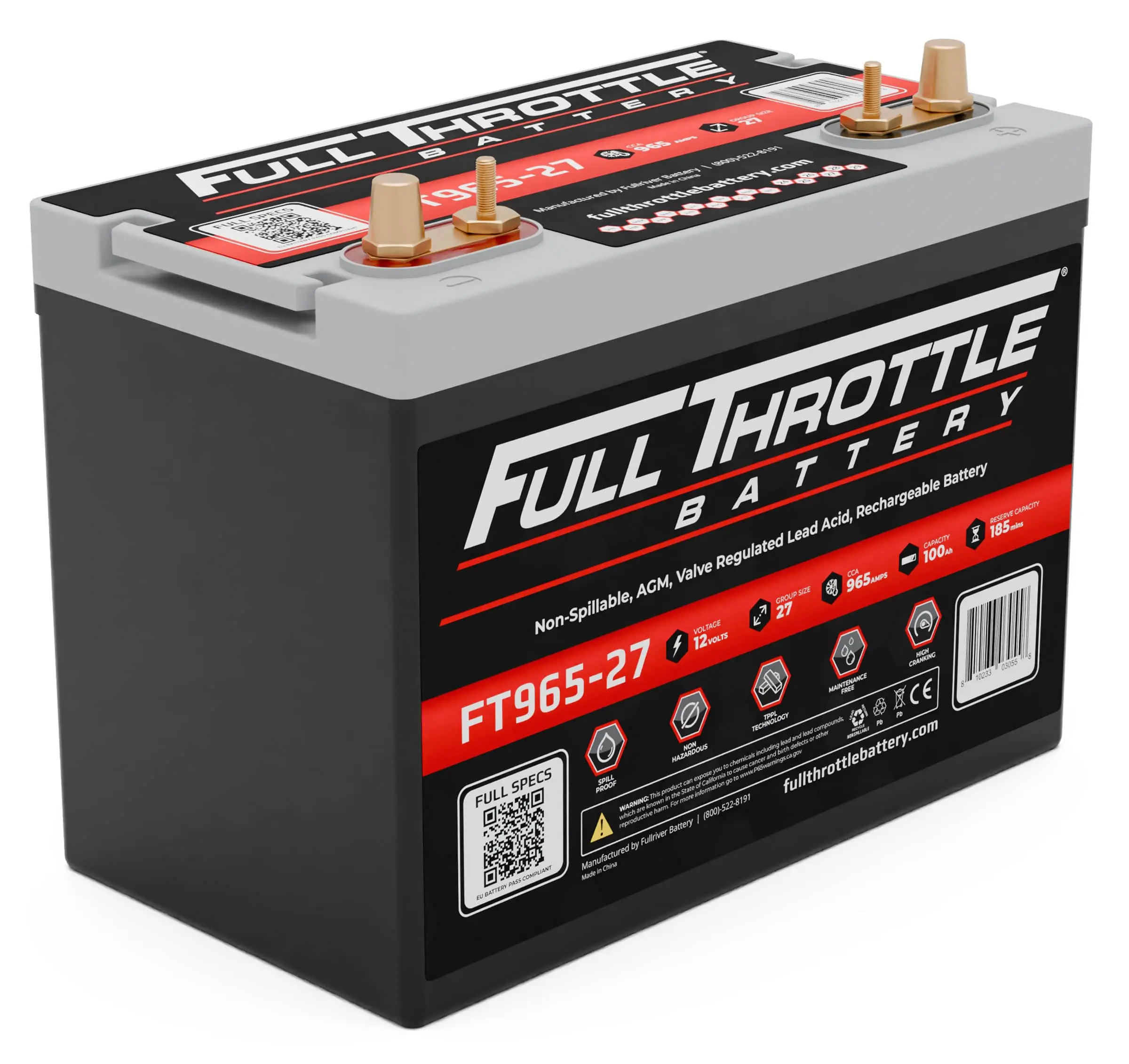 FullRiver FT965-27 SLA (AGM) Battery