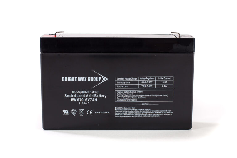 Bright Way BW 670 SLA (AGM) Battery - Battery Store, Inc.