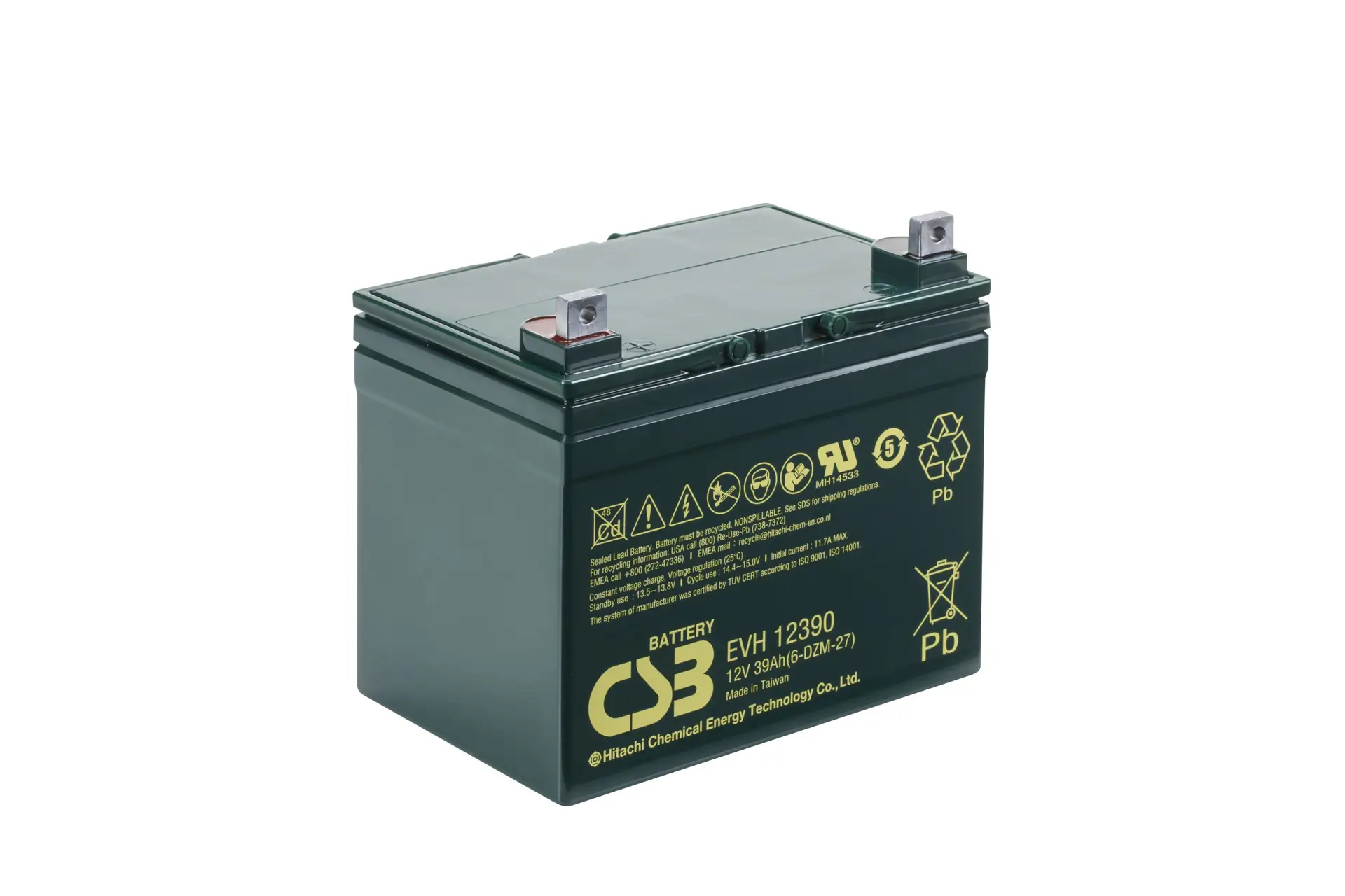 CSB EVH12390 SLA (AGM) Battery - Image 5