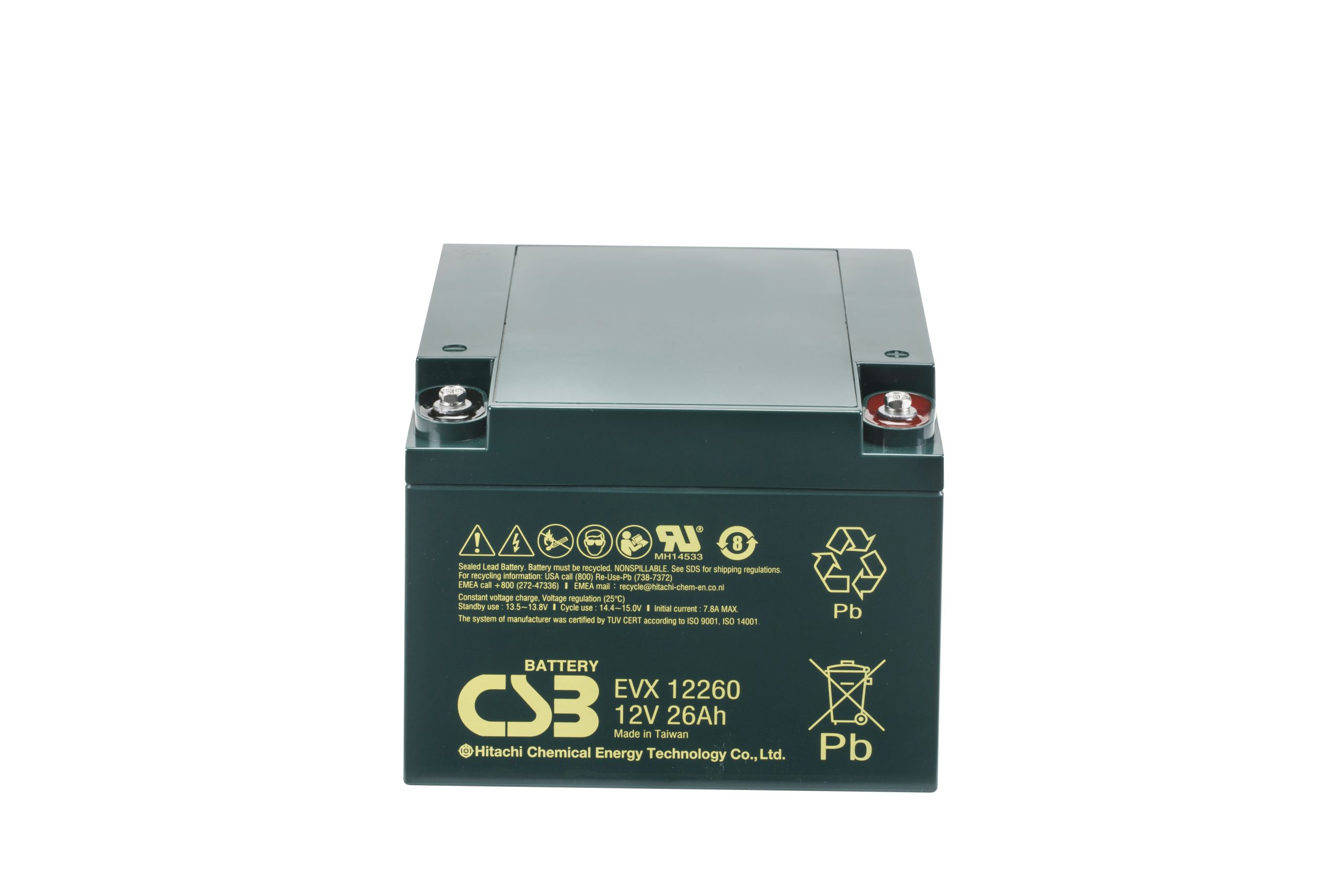 CSB EVX12260 SLA (AGM) Battery - Image 2