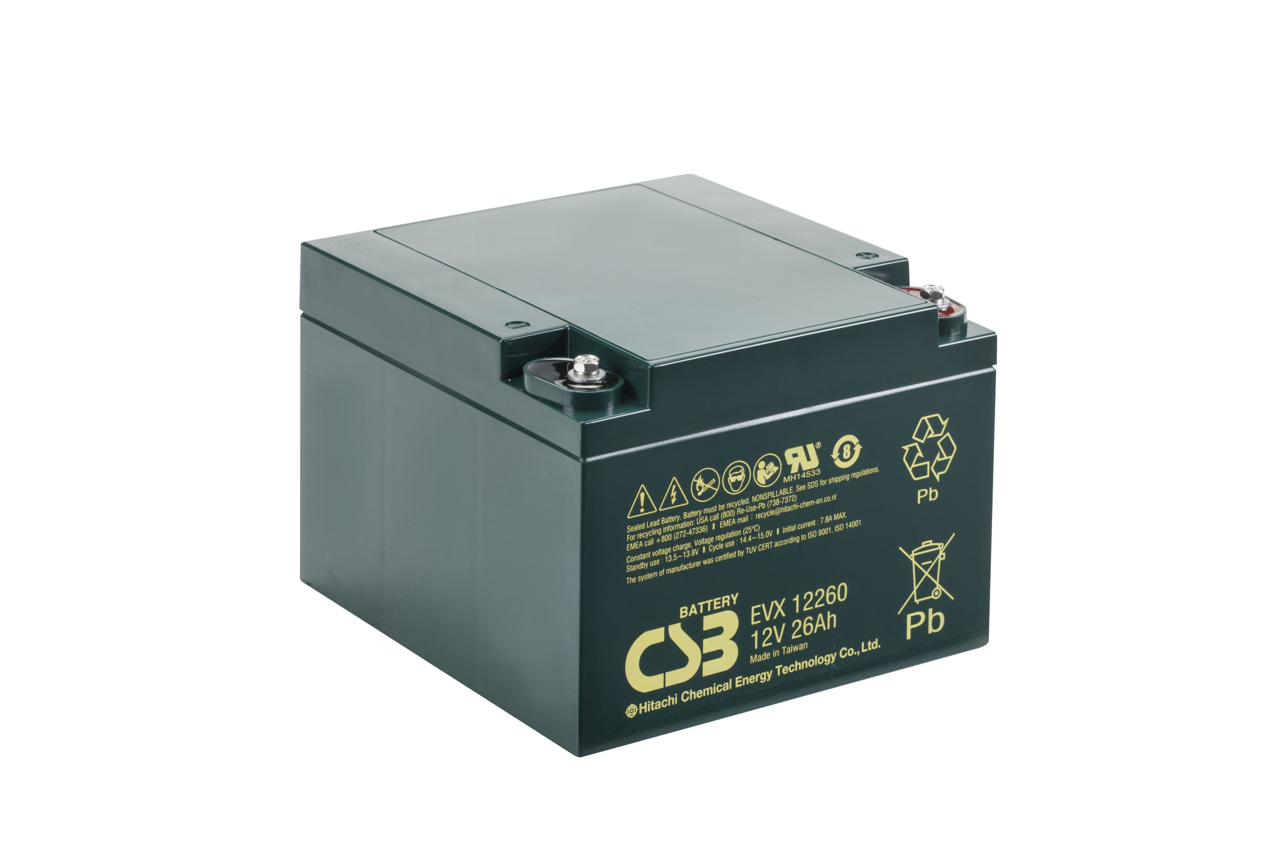 CSB EVX12260 SLA (AGM) Battery - Image 4