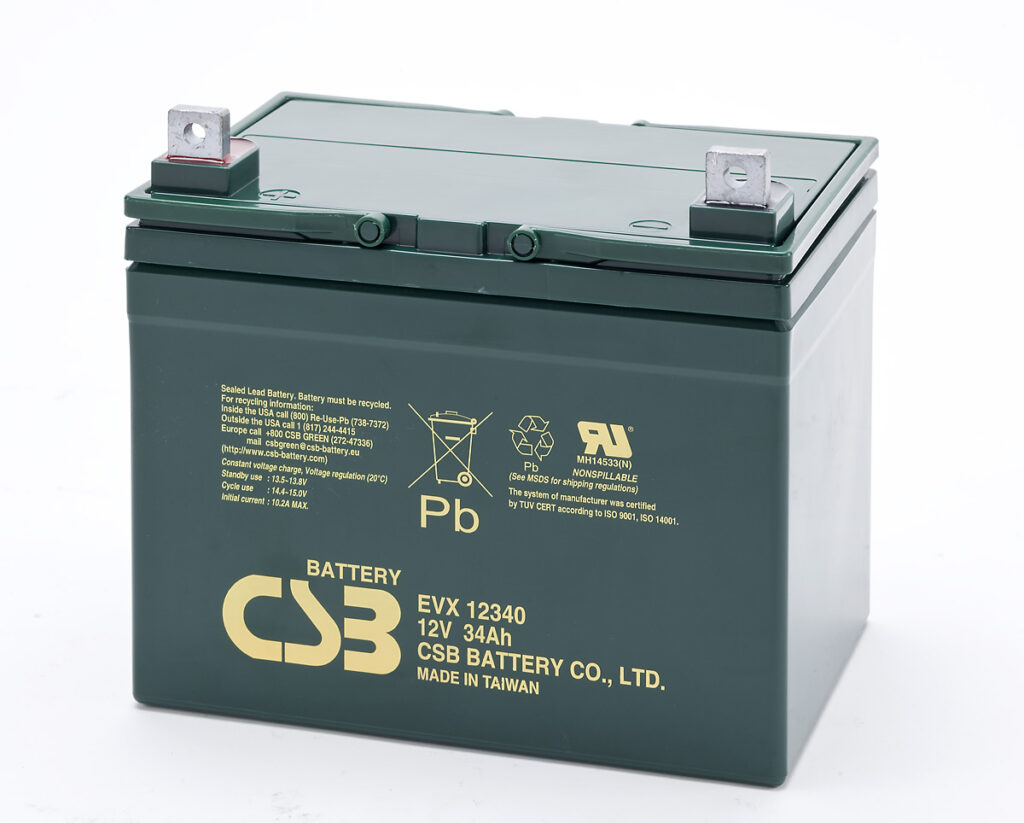 CSB EVX12340NB SLA (AGM) Battery - Battery Store, Inc.