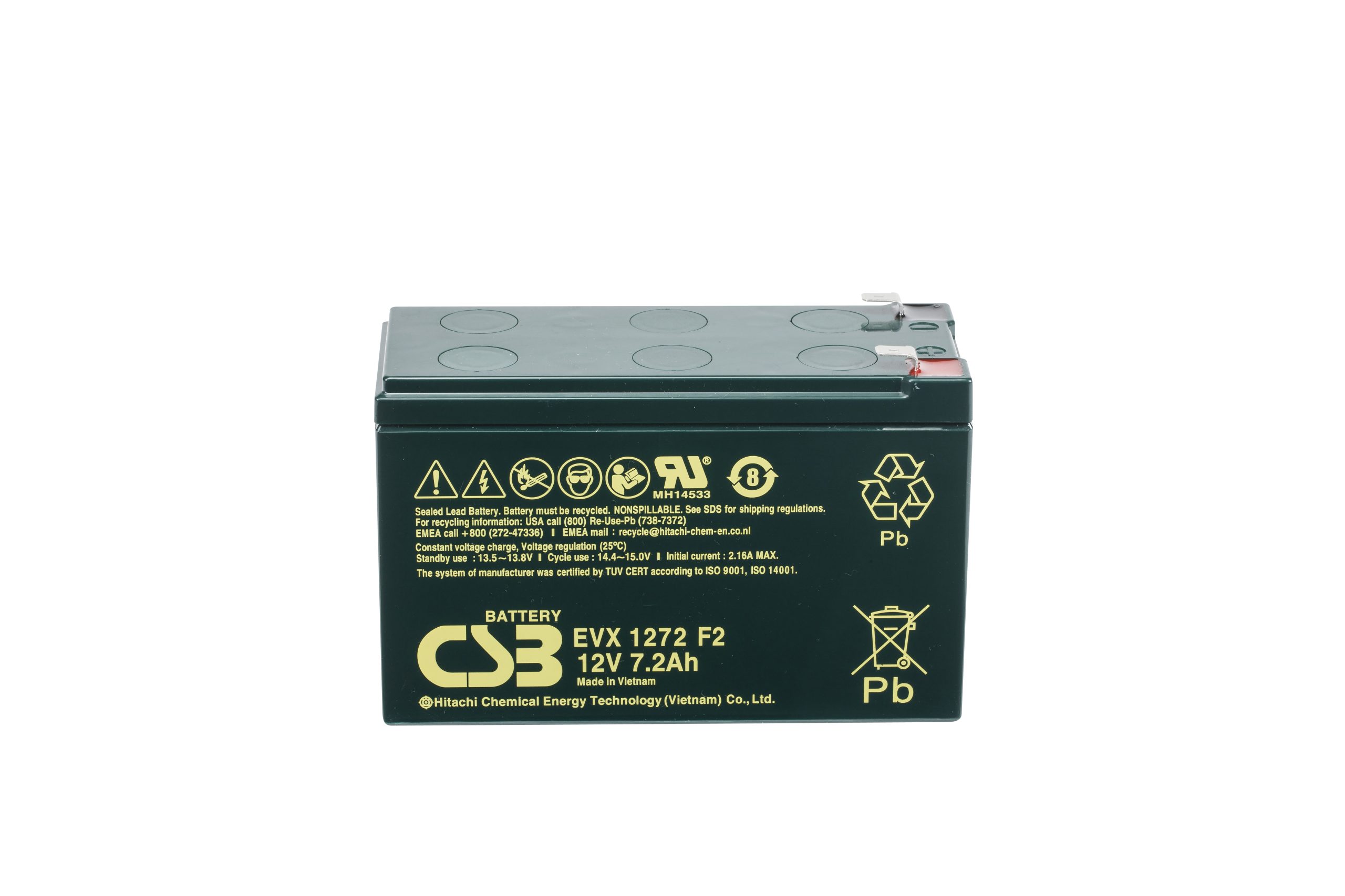 CSB EVX1272F2 SLA (AGM) Battery - Image 2