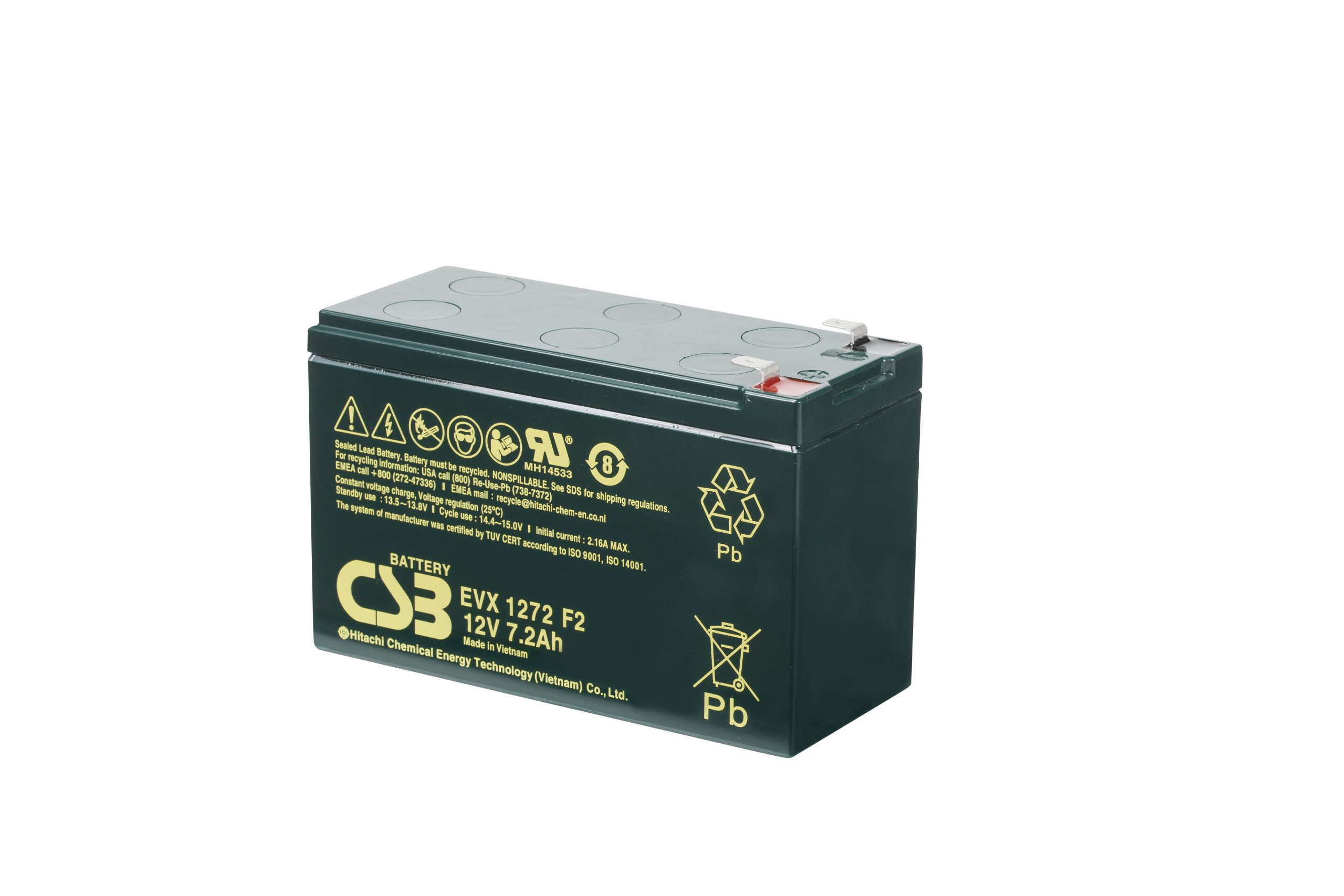 CSB EVX1272F2 SLA (AGM) Battery - Image 3