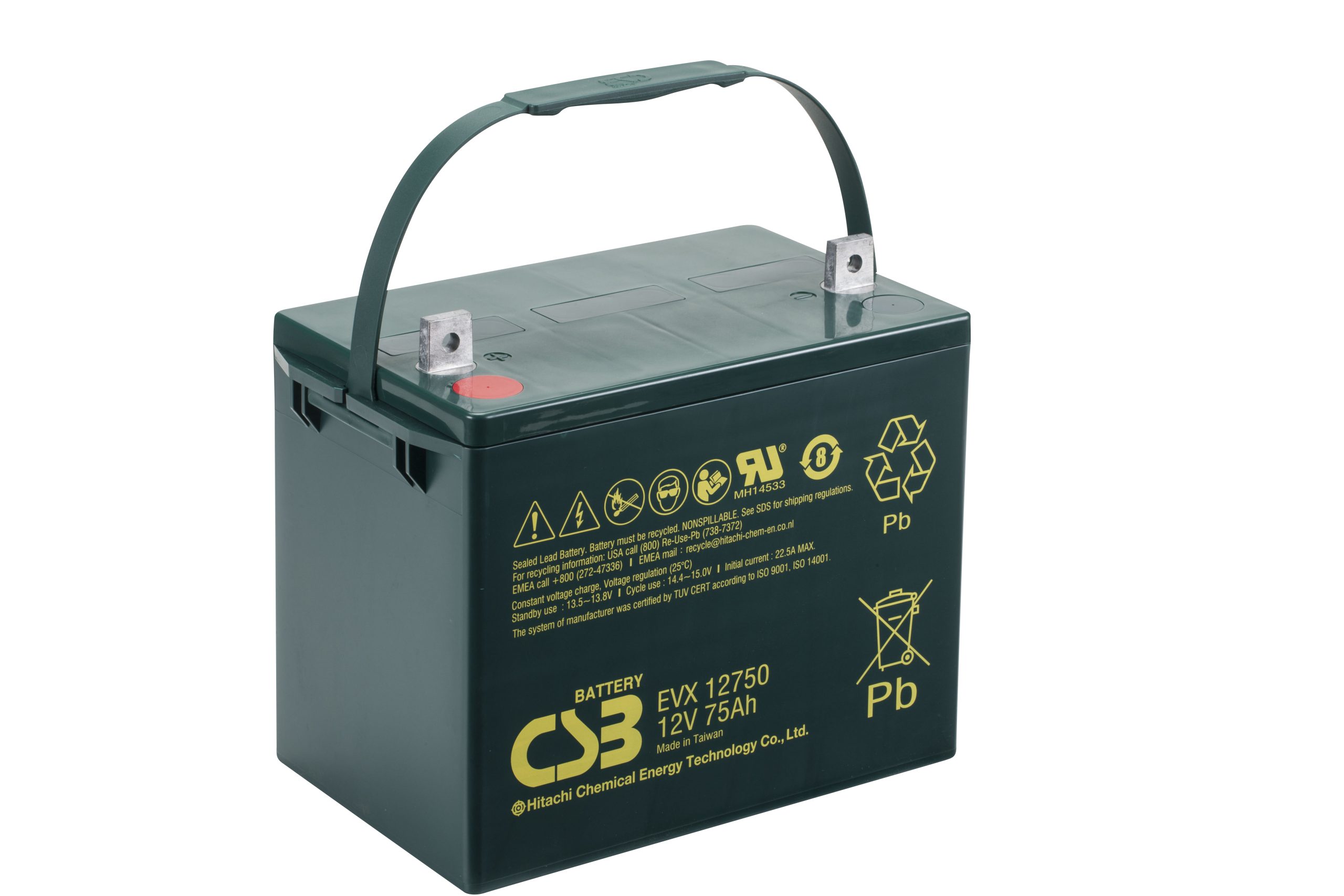 CSB EVX12750NB SLA (AGM) Battery - Image 4