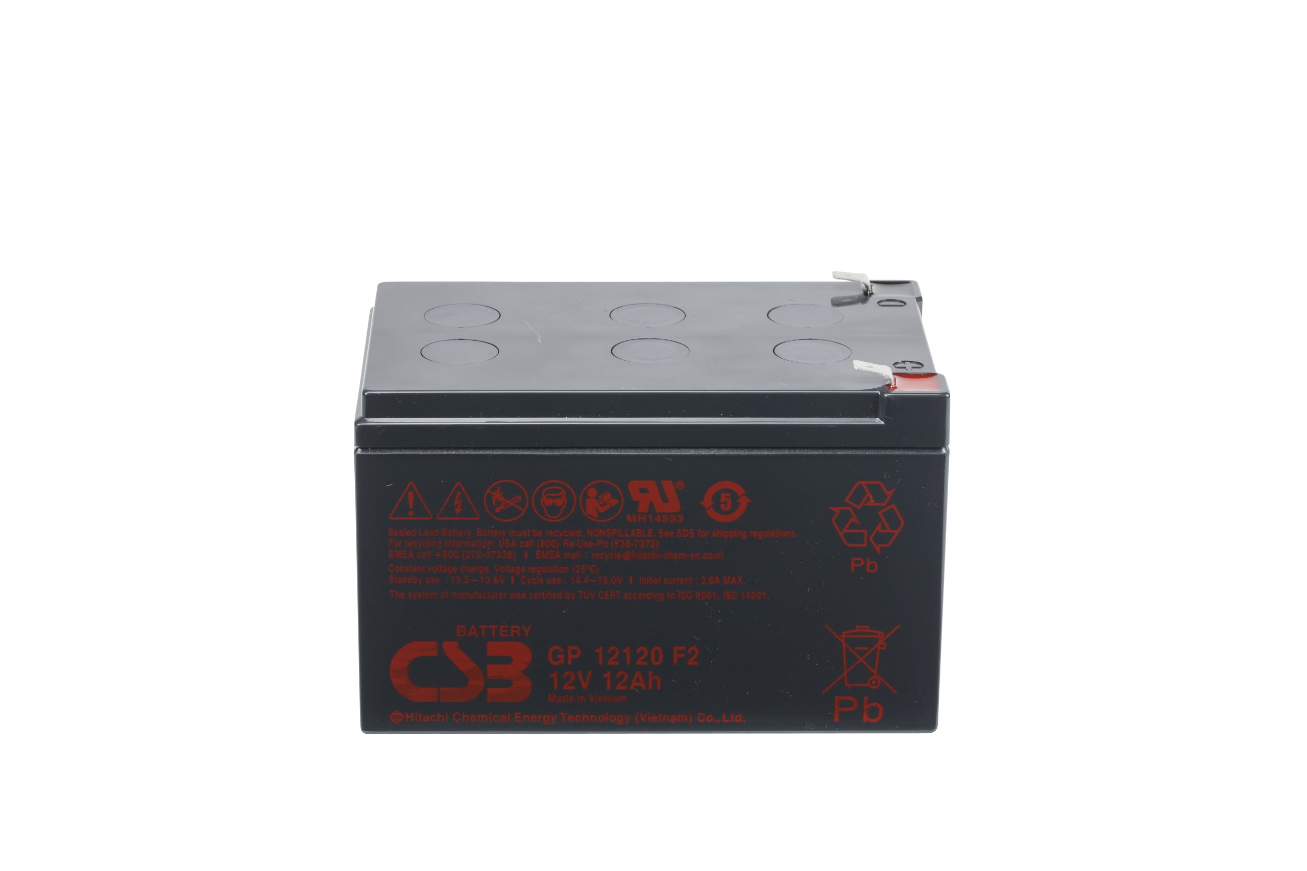CSB GP12120F2 SLA (AGM) Battery - Image 2