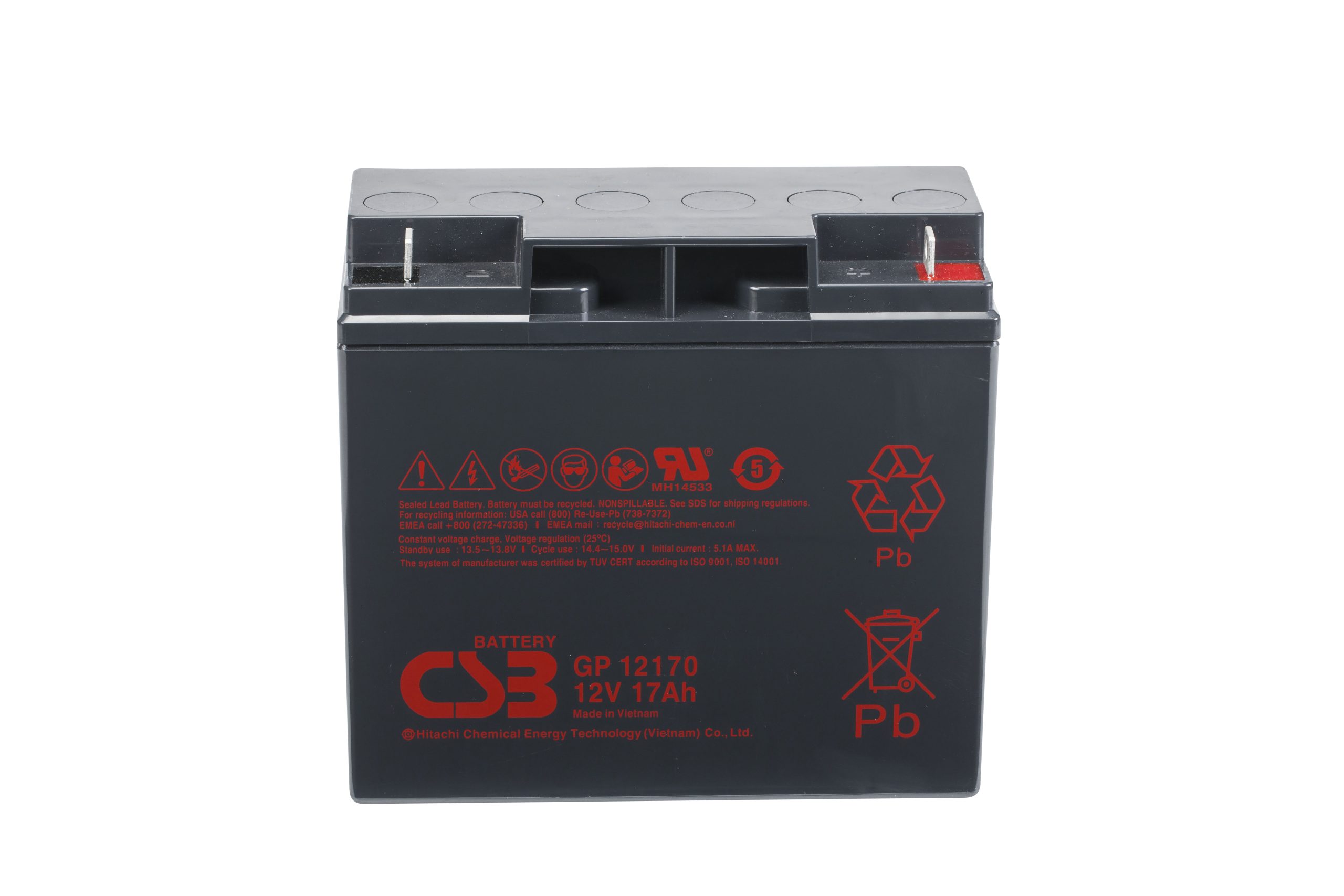 CSB GP12170NB SLA (AGM) Battery - Image 2