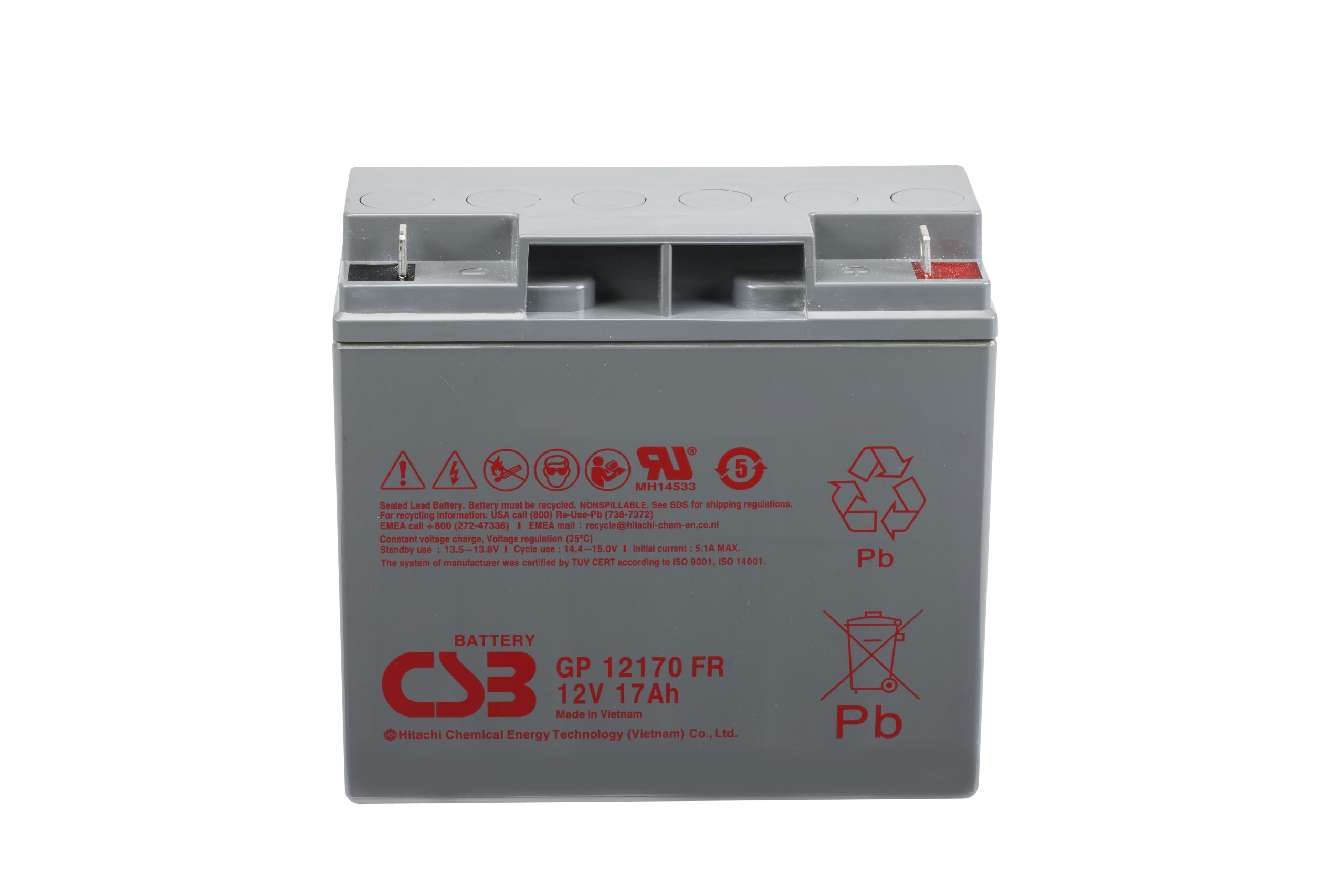 CSB GP12170FR SLA (AGM) Battery - Image 2