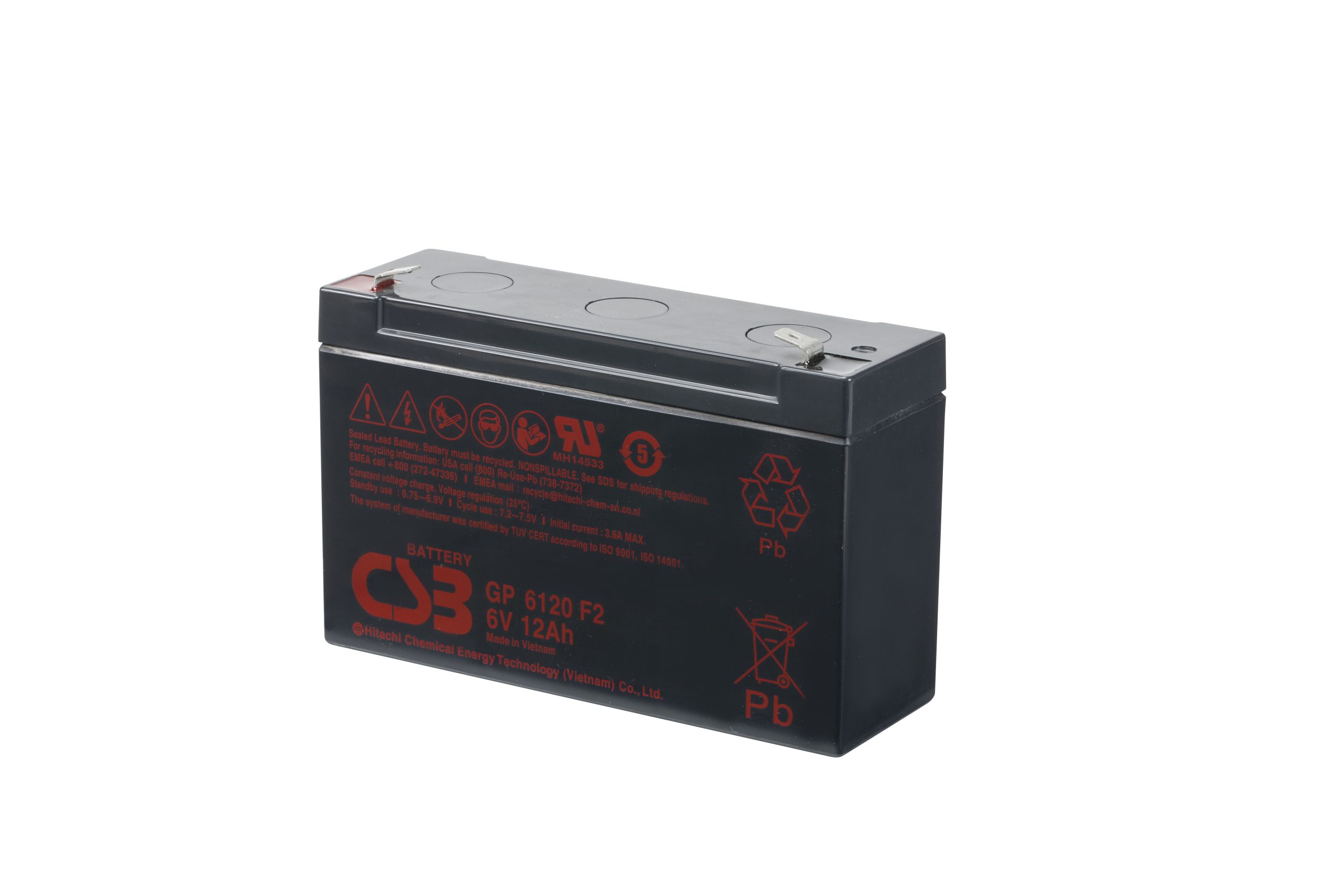 CSB GP6120F2 SLA (AGM) Battery - Image 3