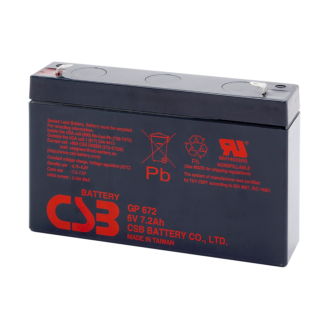 CSB GP672 SLA (AGM) Battery
