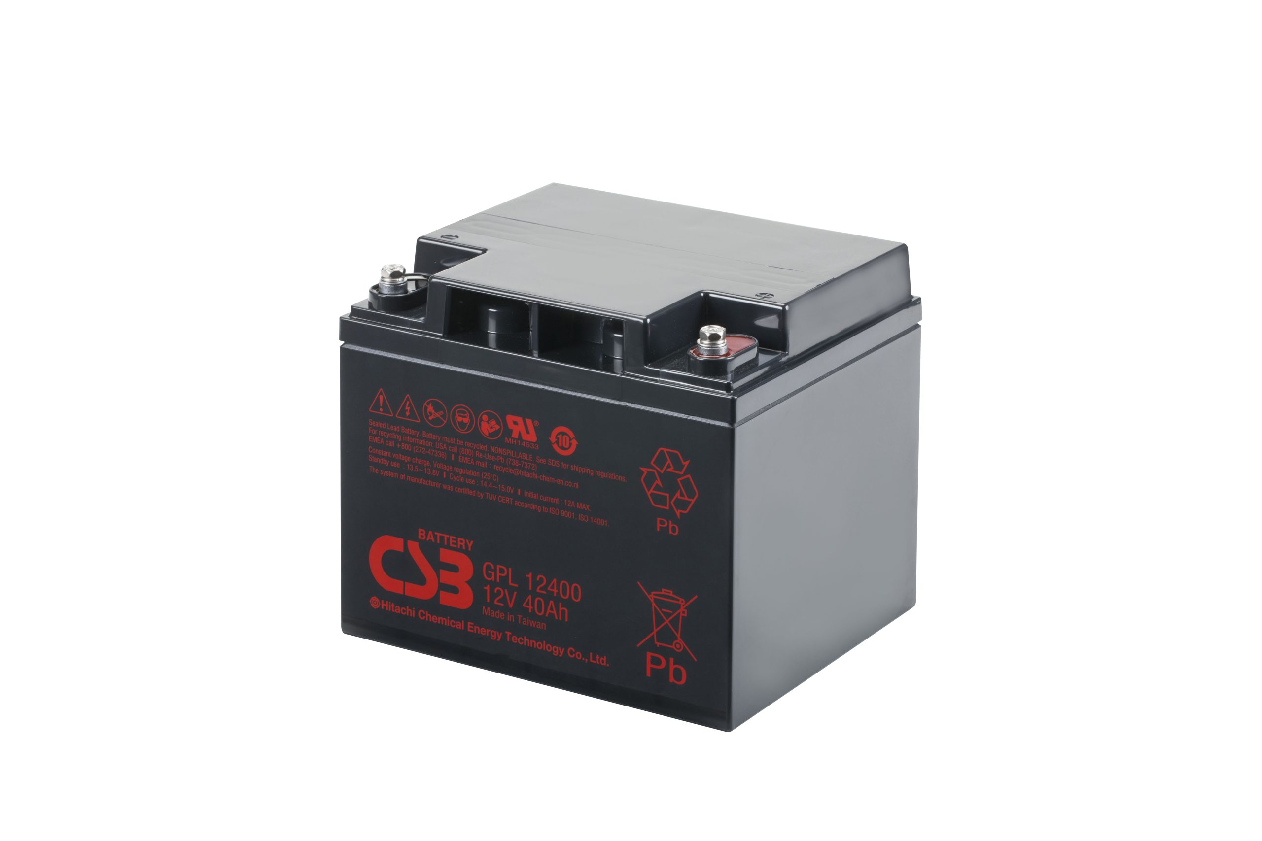 CSB GPL12400 SLA (AGM) Battery - Image 3