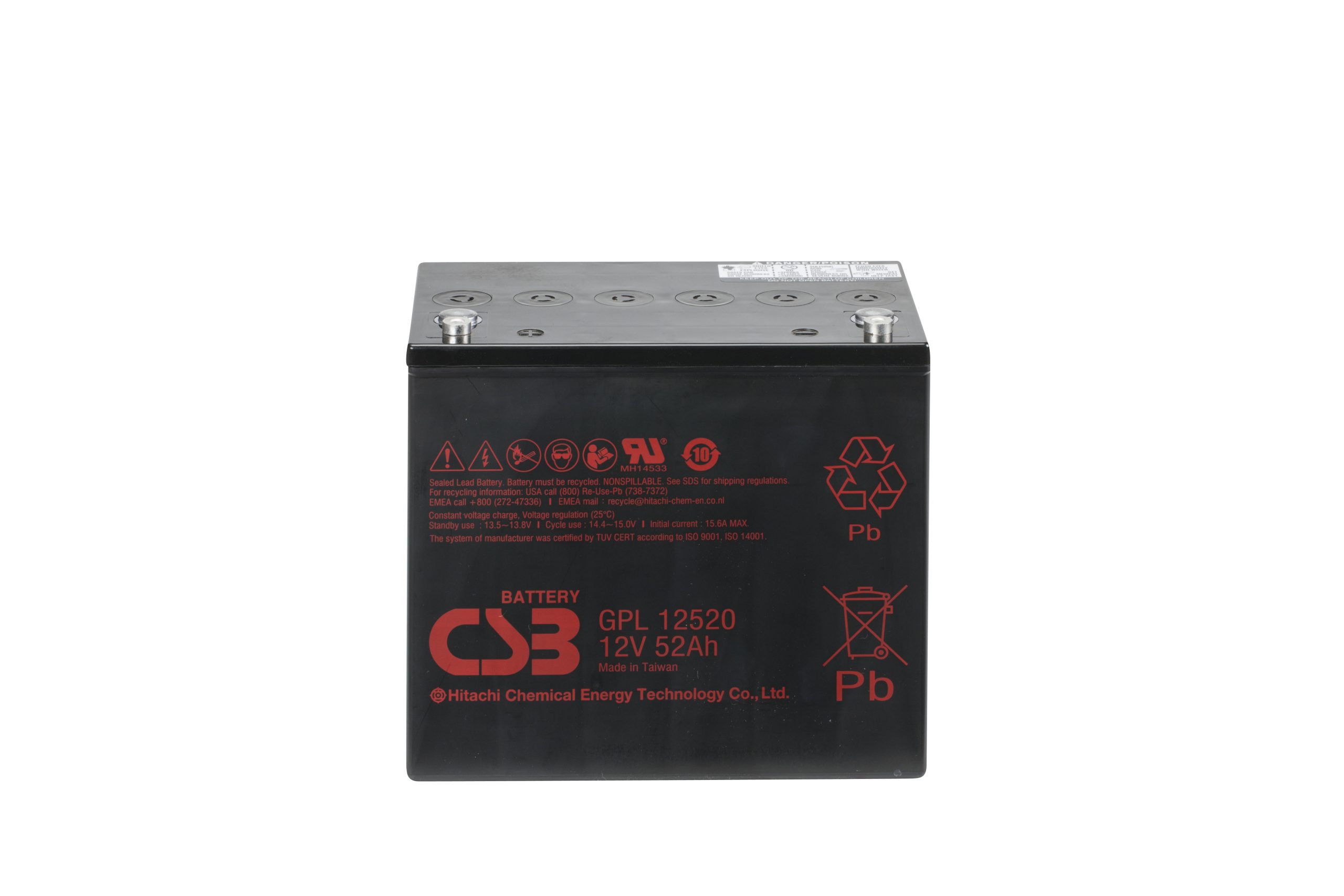 CSB GPL12520 SLA (AGM) Battery - Image 2