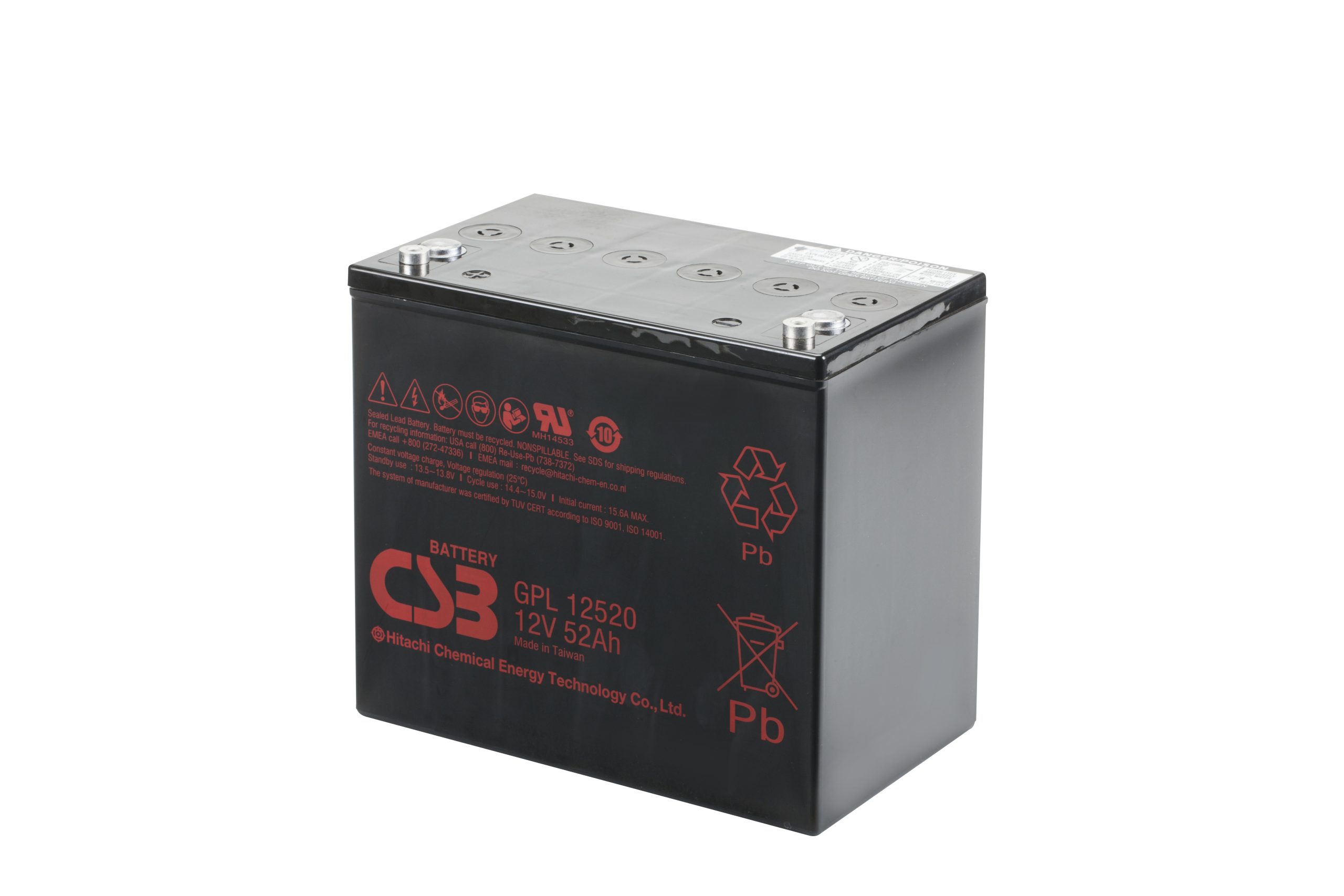 CSB GPL12520 SLA (AGM) Battery - Image 3