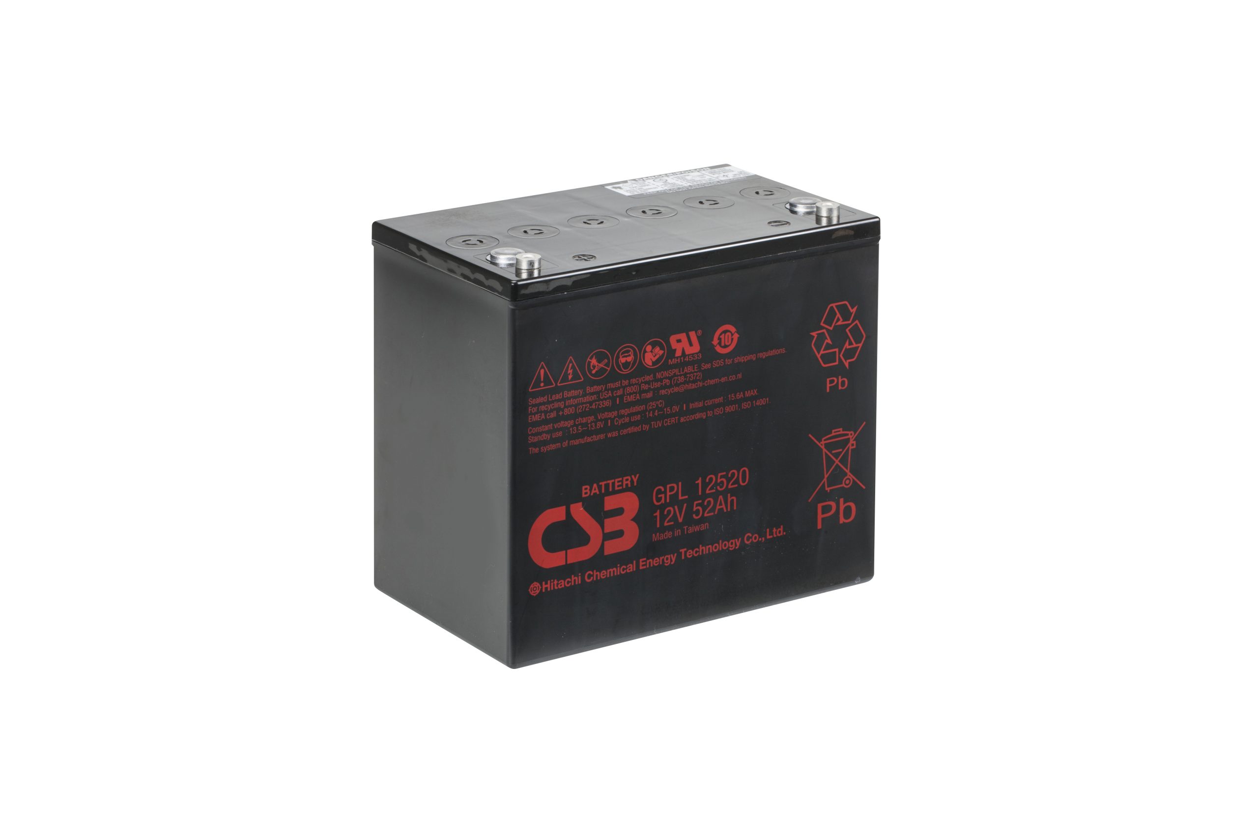 CSB GPL12520 SLA (AGM) Battery - Image 5