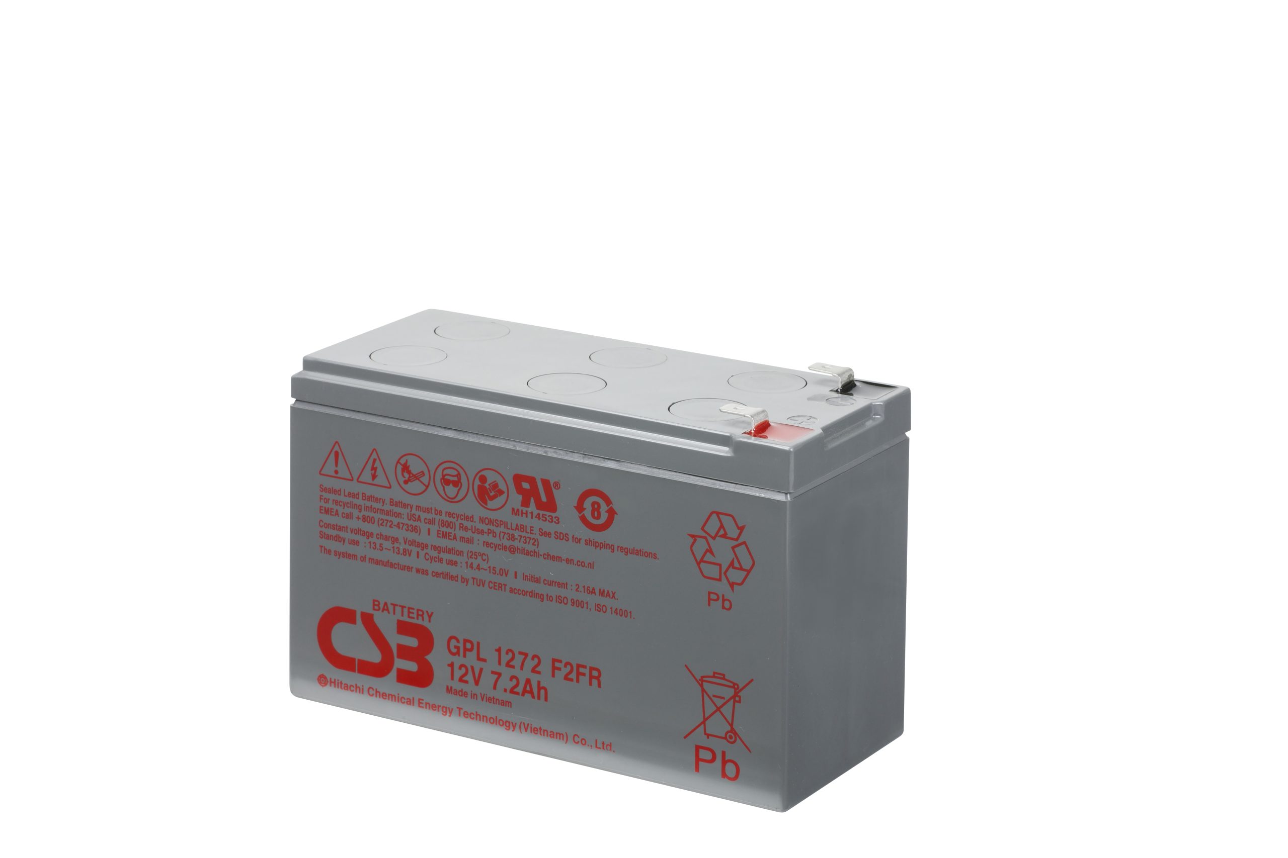 CSB GPL1272F2FR SLA (AGM) Battery - Image 3