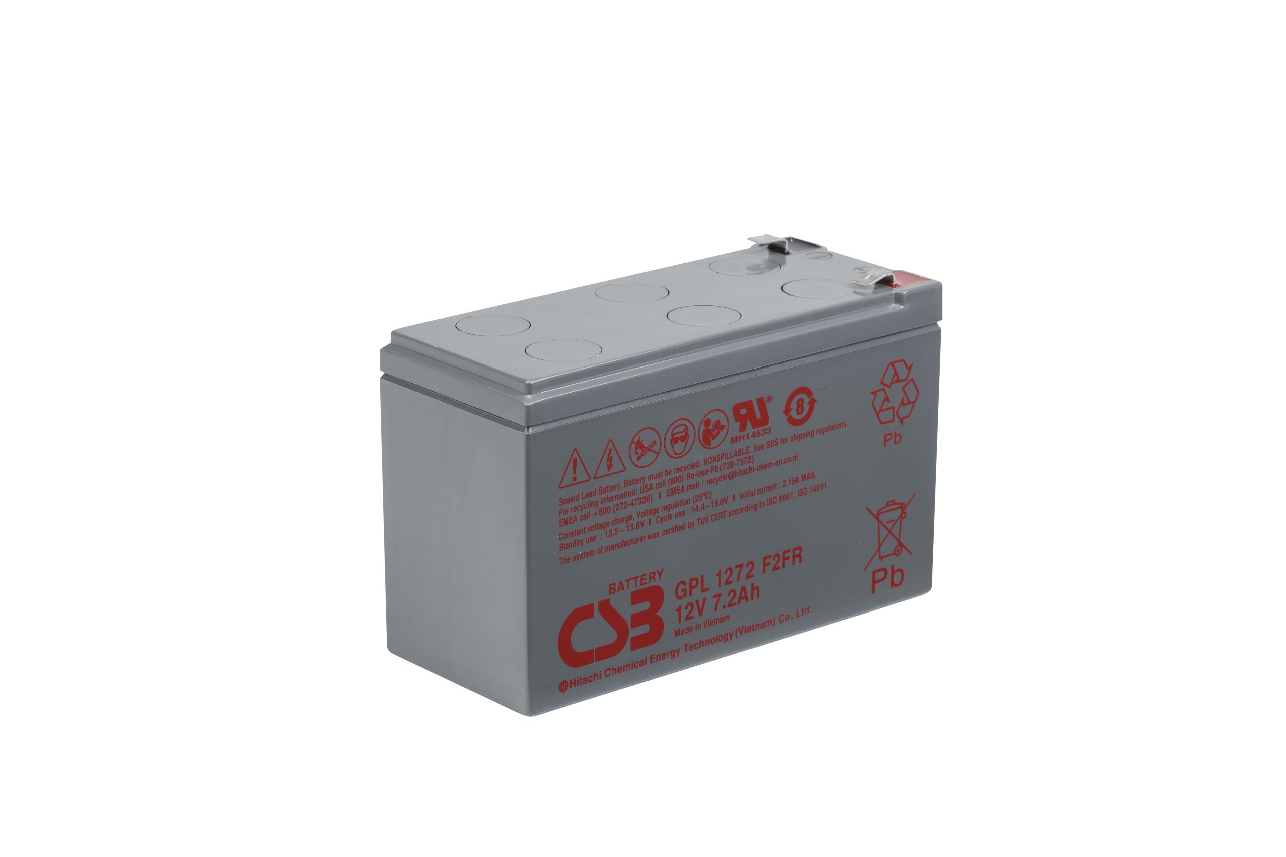 CSB GPL1272F2FR SLA (AGM) Battery - Image 4