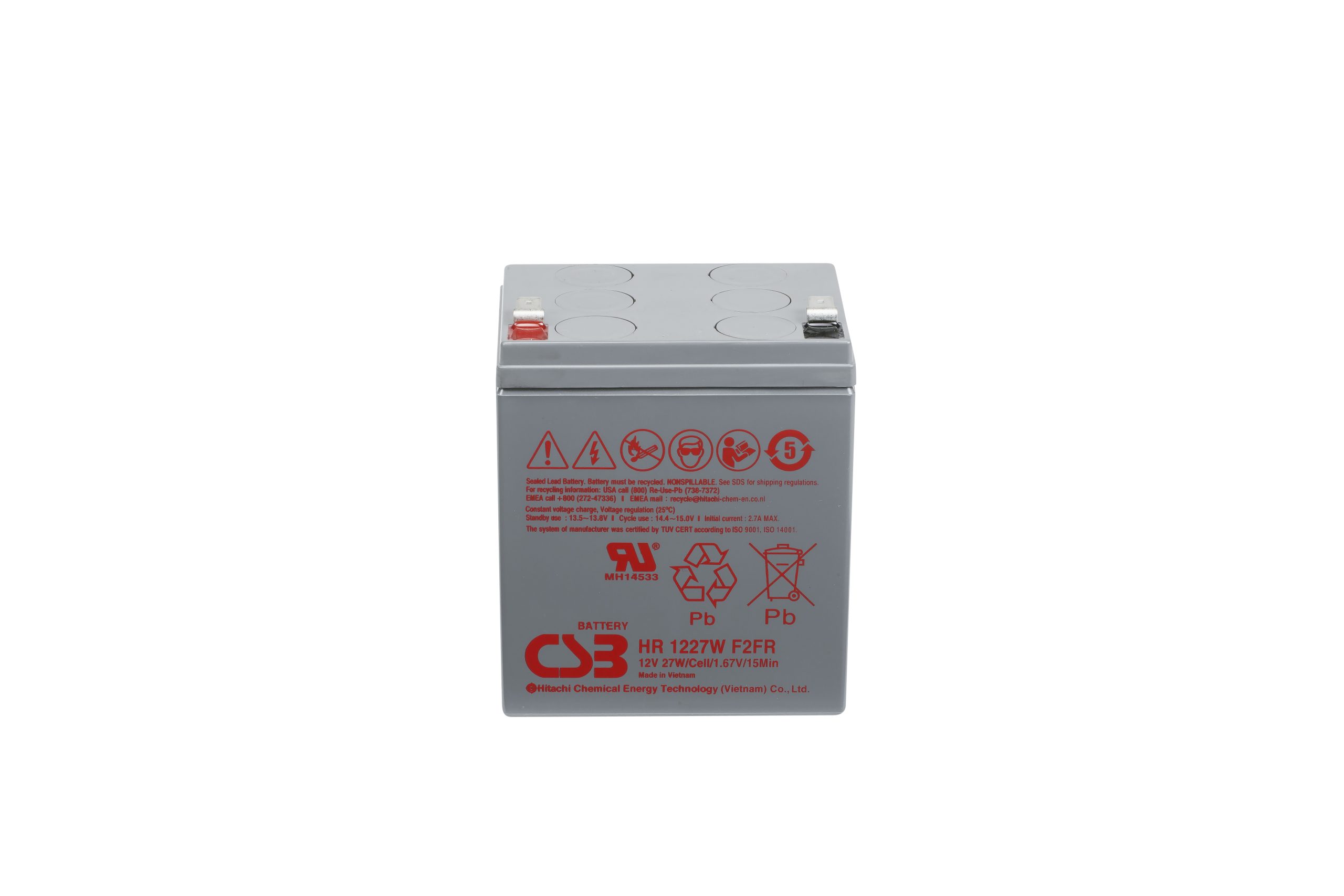 CSB HR1227WF2FR SLA (AGM) Battery - Image 2