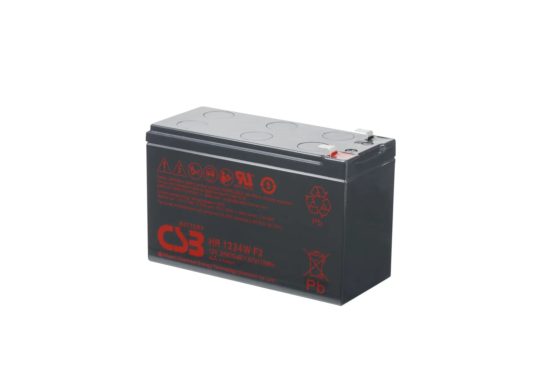 CSB HR1234WF2 SLA (AGM) Battery - Image 3