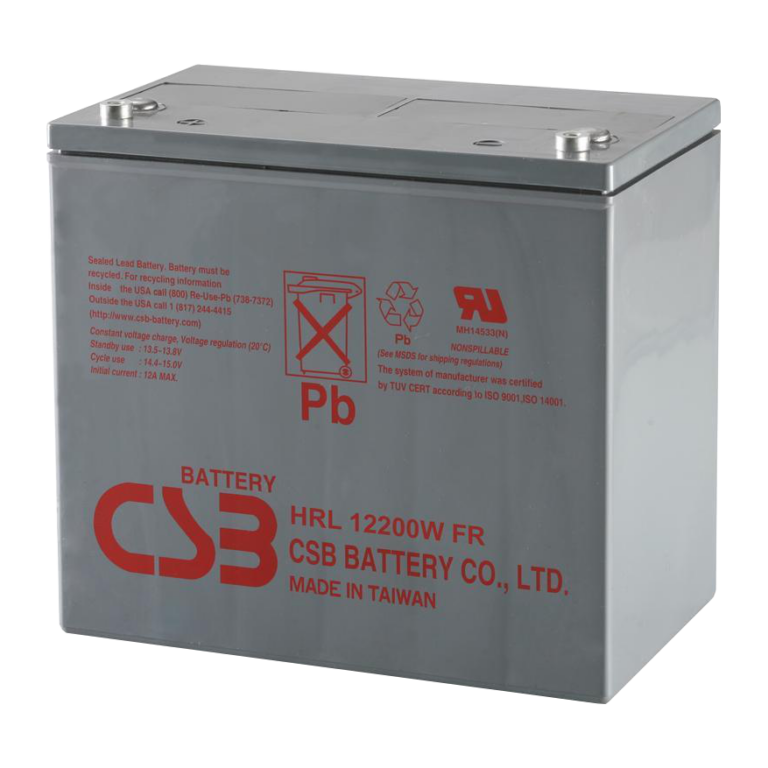CSB HRL12200WFR SLA (AGM) Battery Battery Store, Inc.