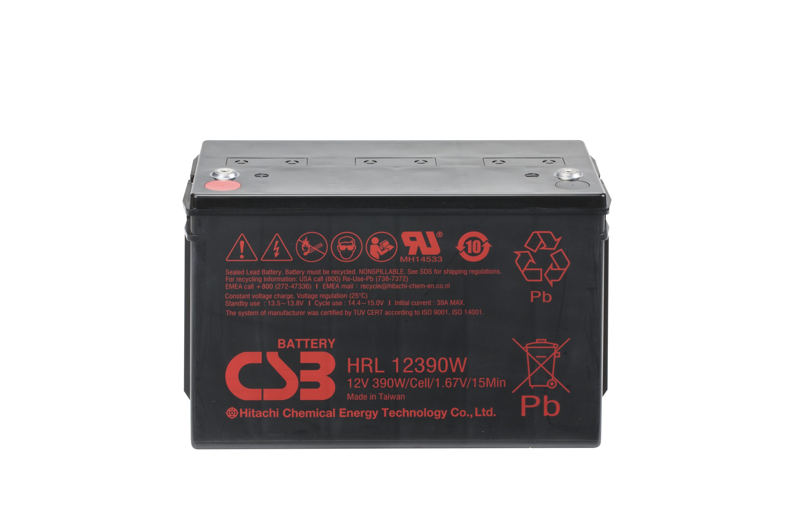 CSB HRL12390W SLA (AGM) Battery - Image 2