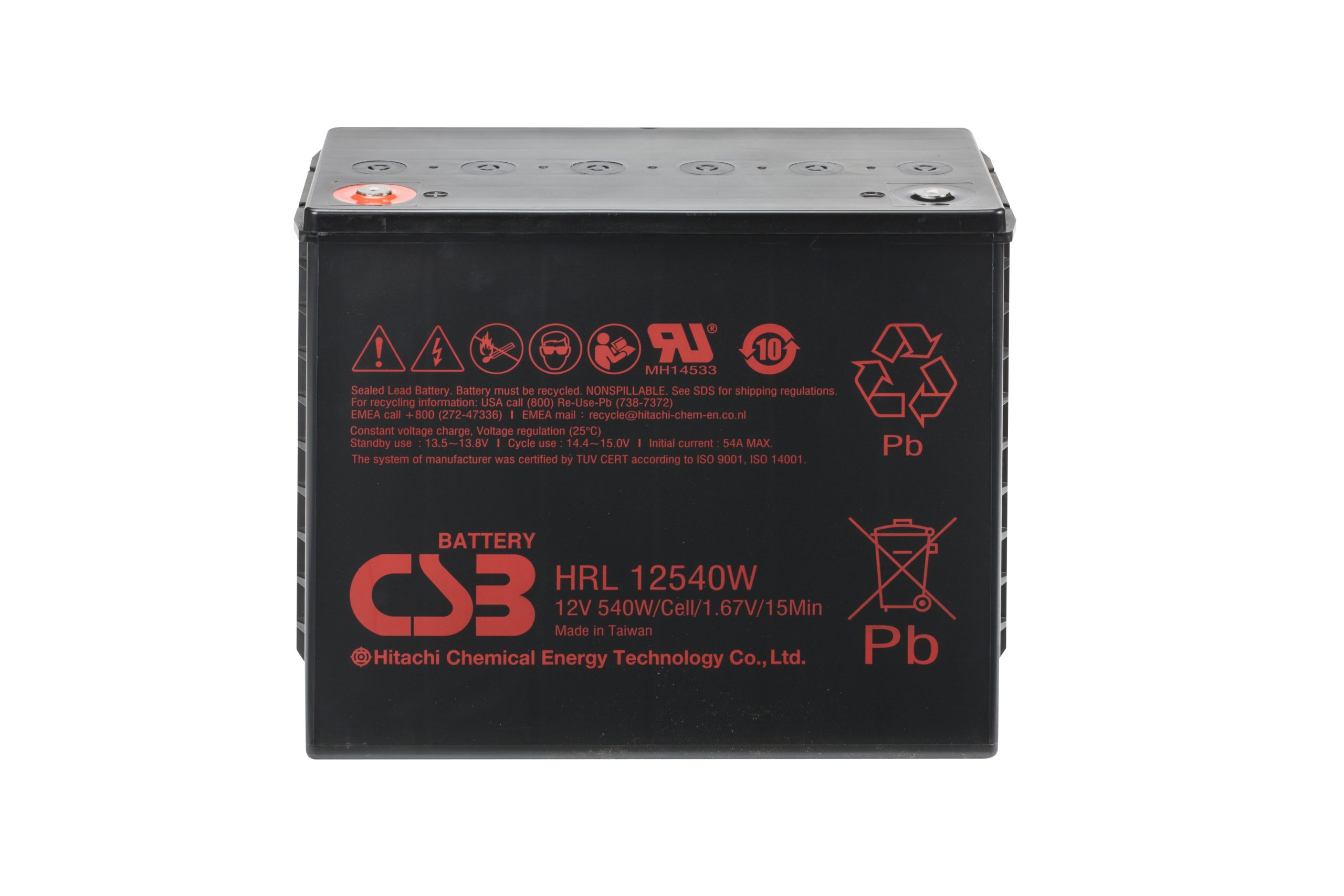 Narada 12HRXL550 SLA (AGM) Battery - Image 2