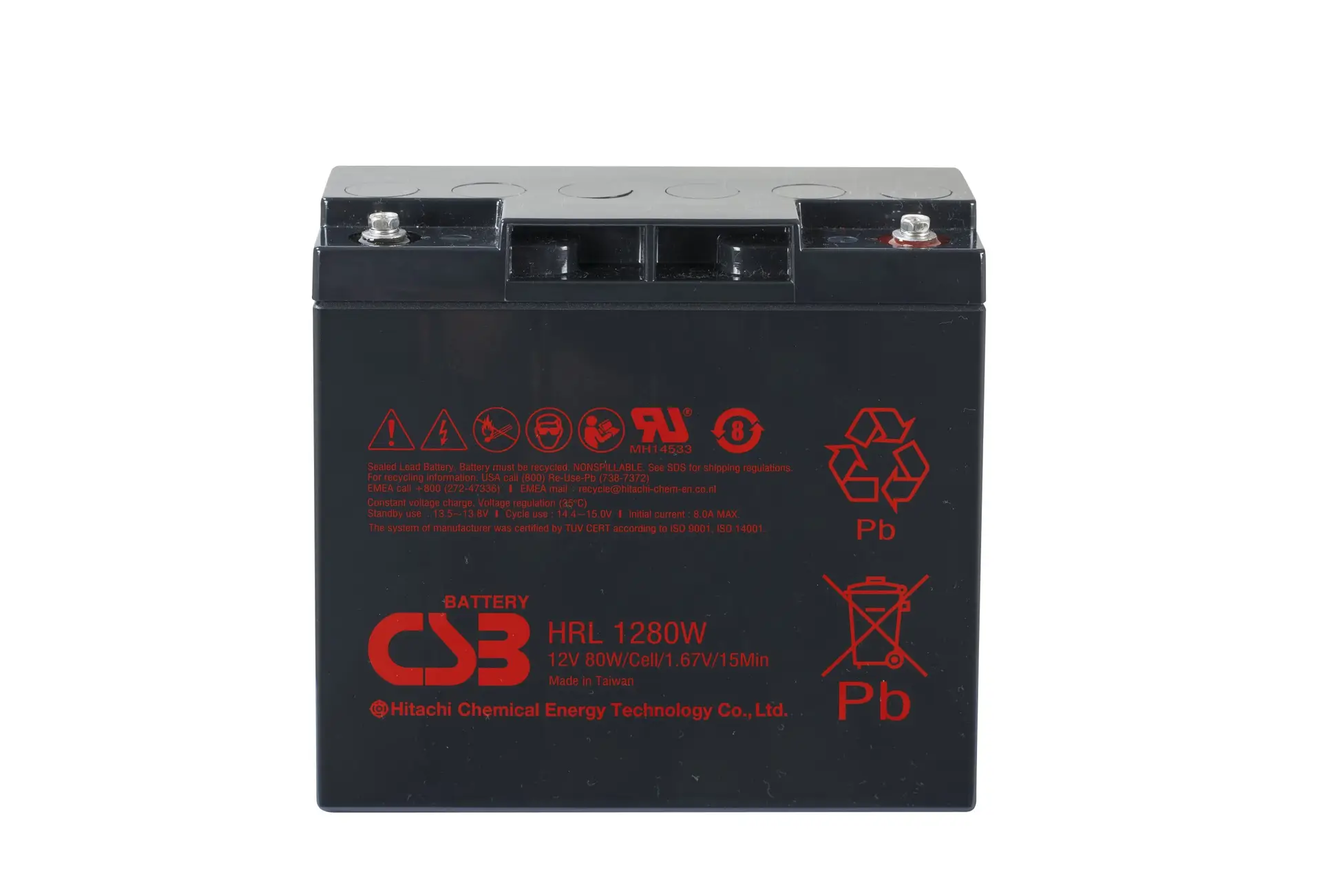 CSB HRL1280W SLA (AGM) Battery - Image 2