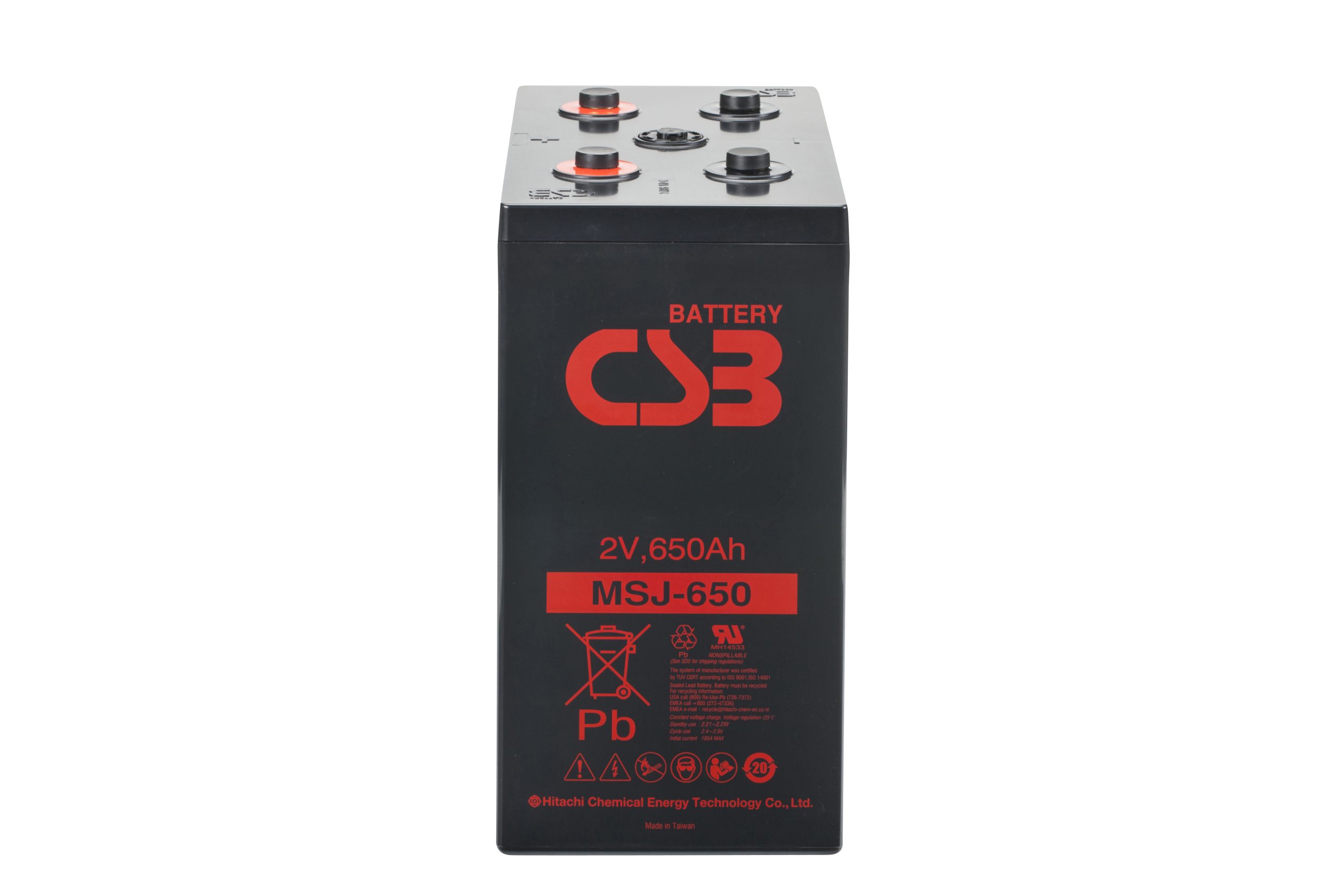 CSB MSJ650 SLA (AGM) Battery - Image 2