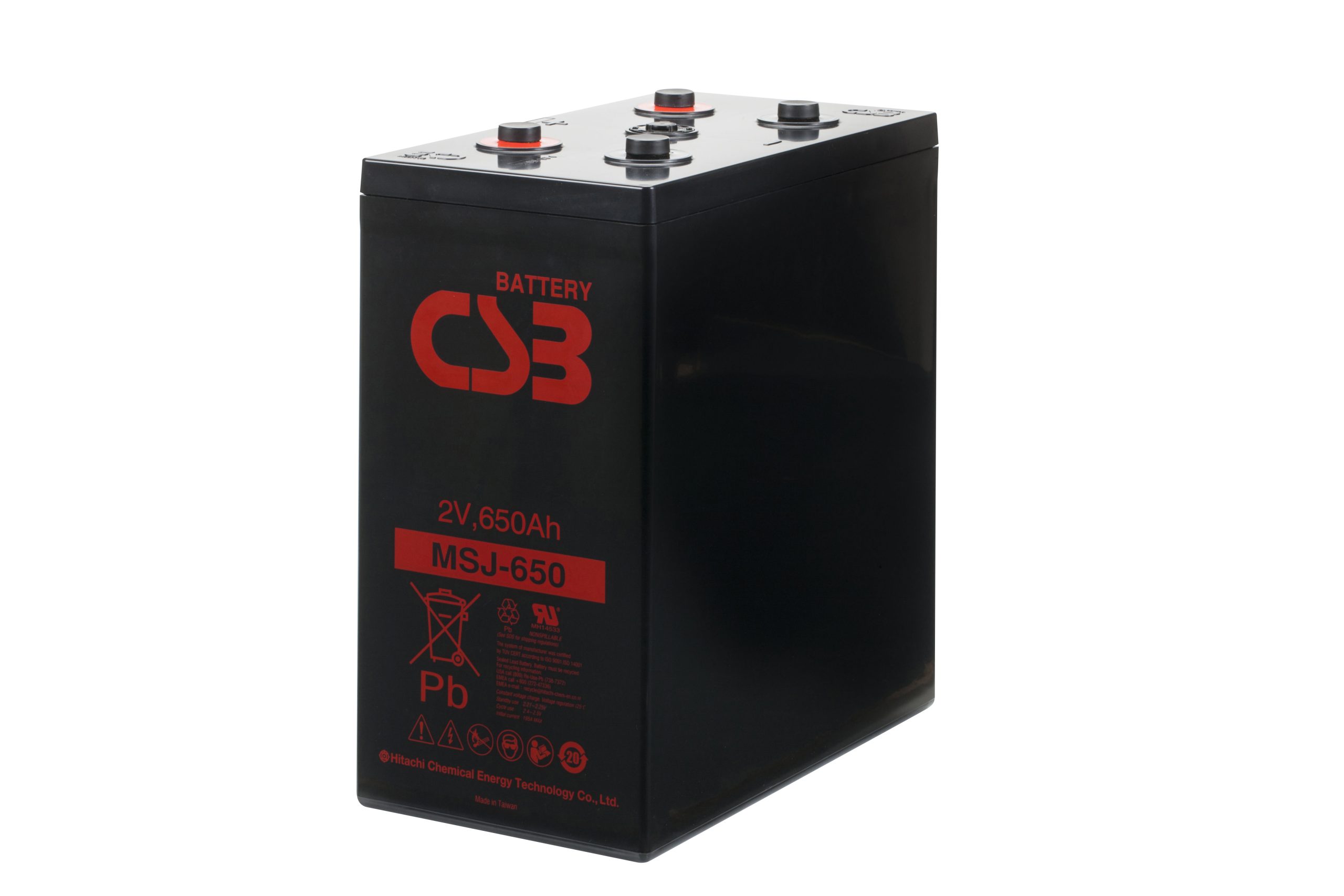 CSB MSJ650 SLA (AGM) Battery - Image 3