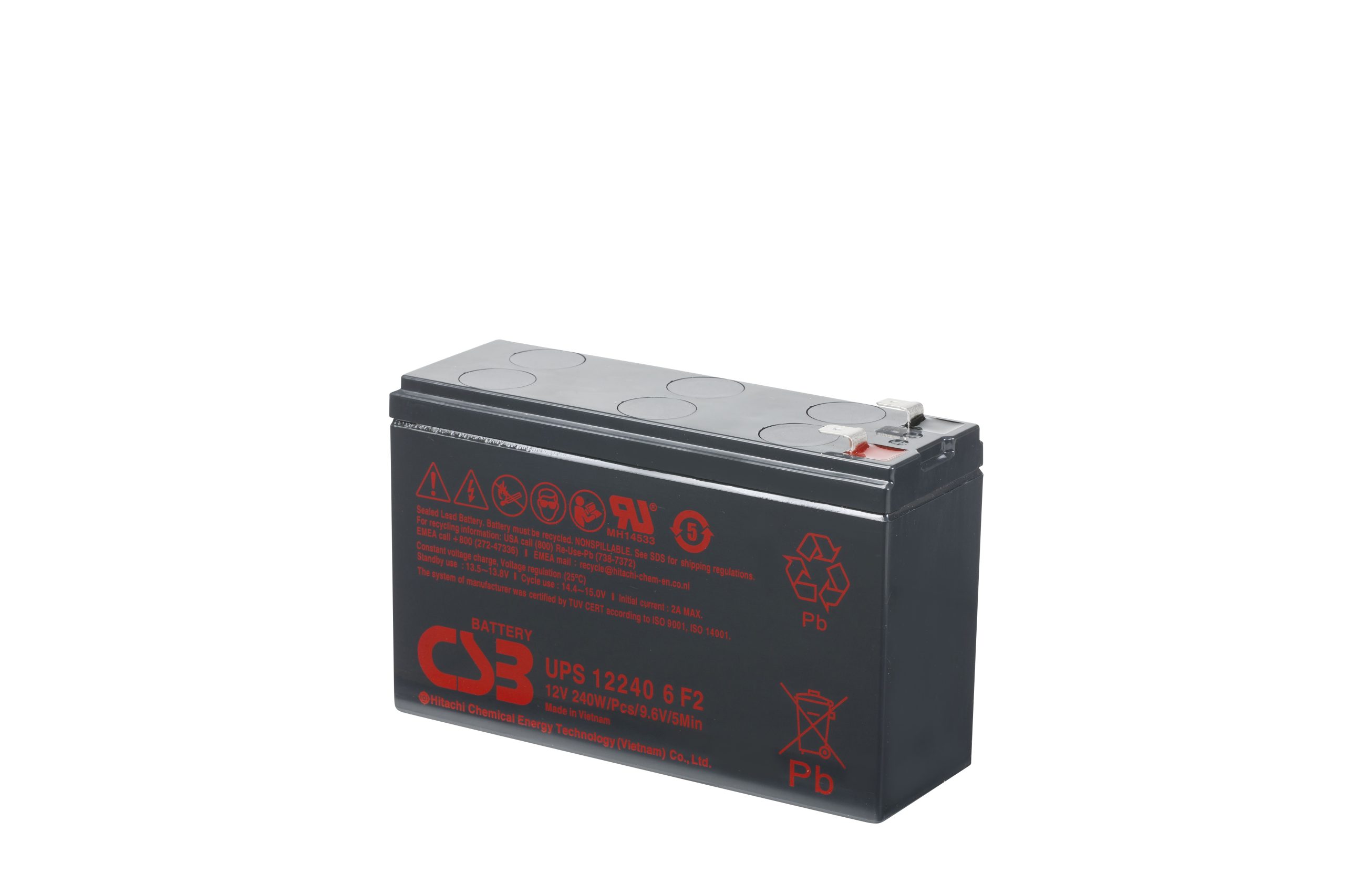 CSB UPS12240-6F2 SLA (AGM) Battery - Image 3
