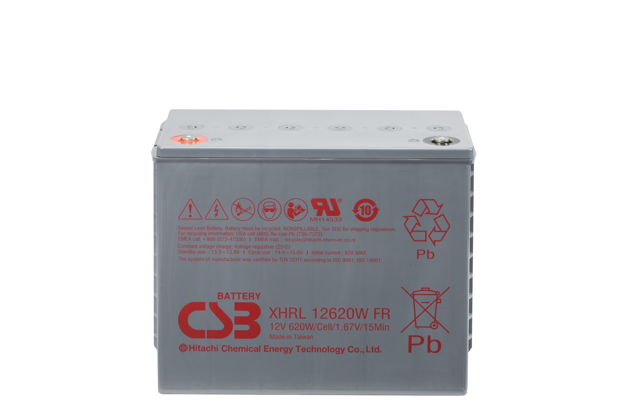 CSB XHRL12620W SLA (AGM) Battery - Image 2