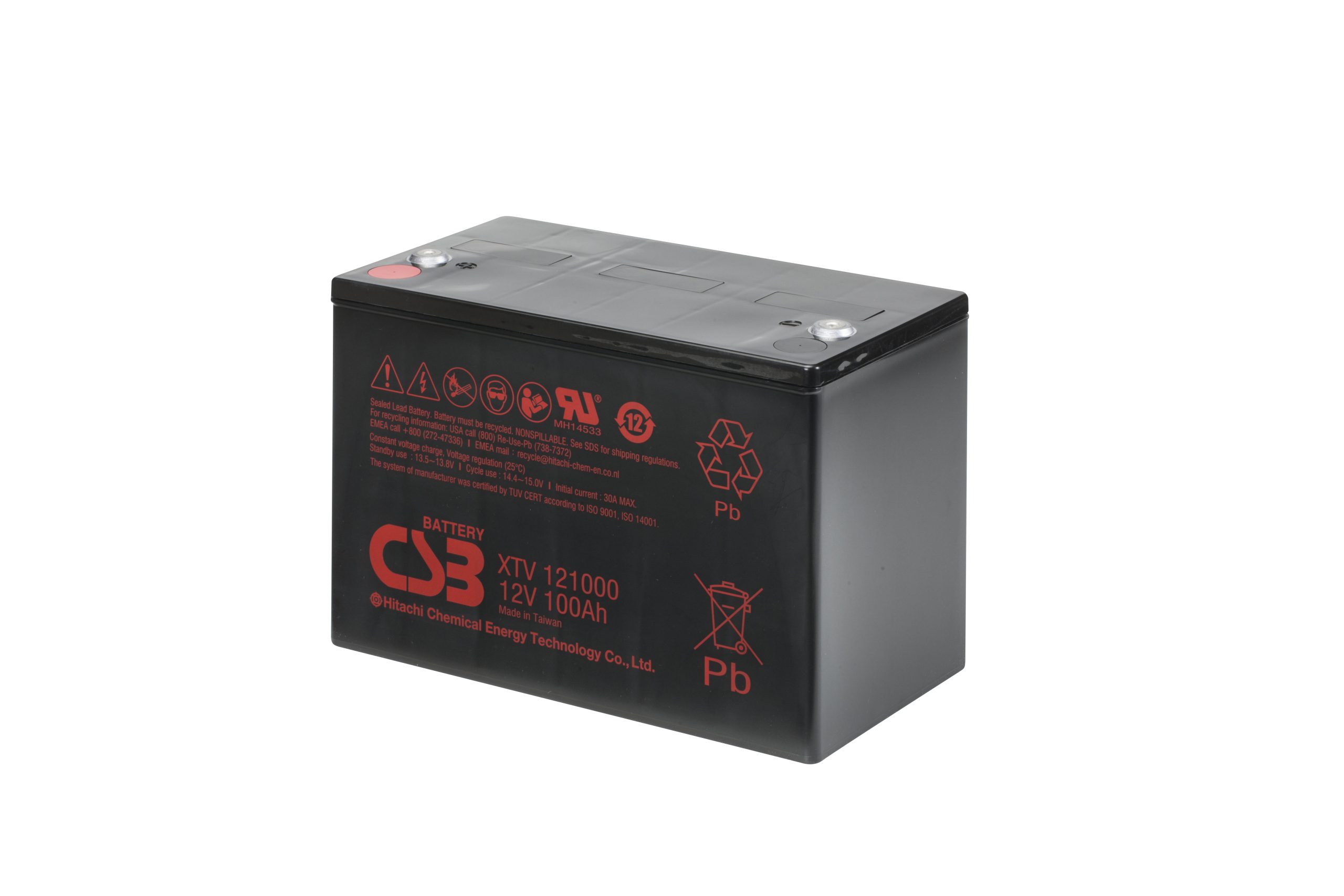 CSB XTV121000 SLA (AGM) Battery - Image 3