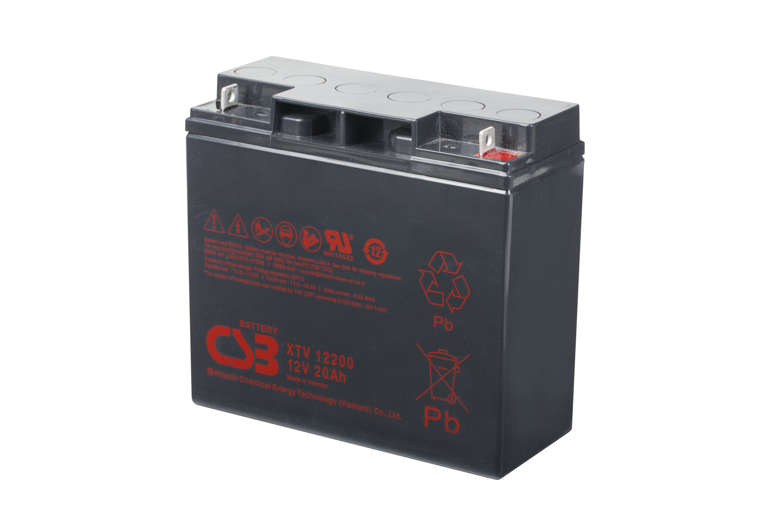 CSB XTV12200 SLA (AGM) Battery - Image 3