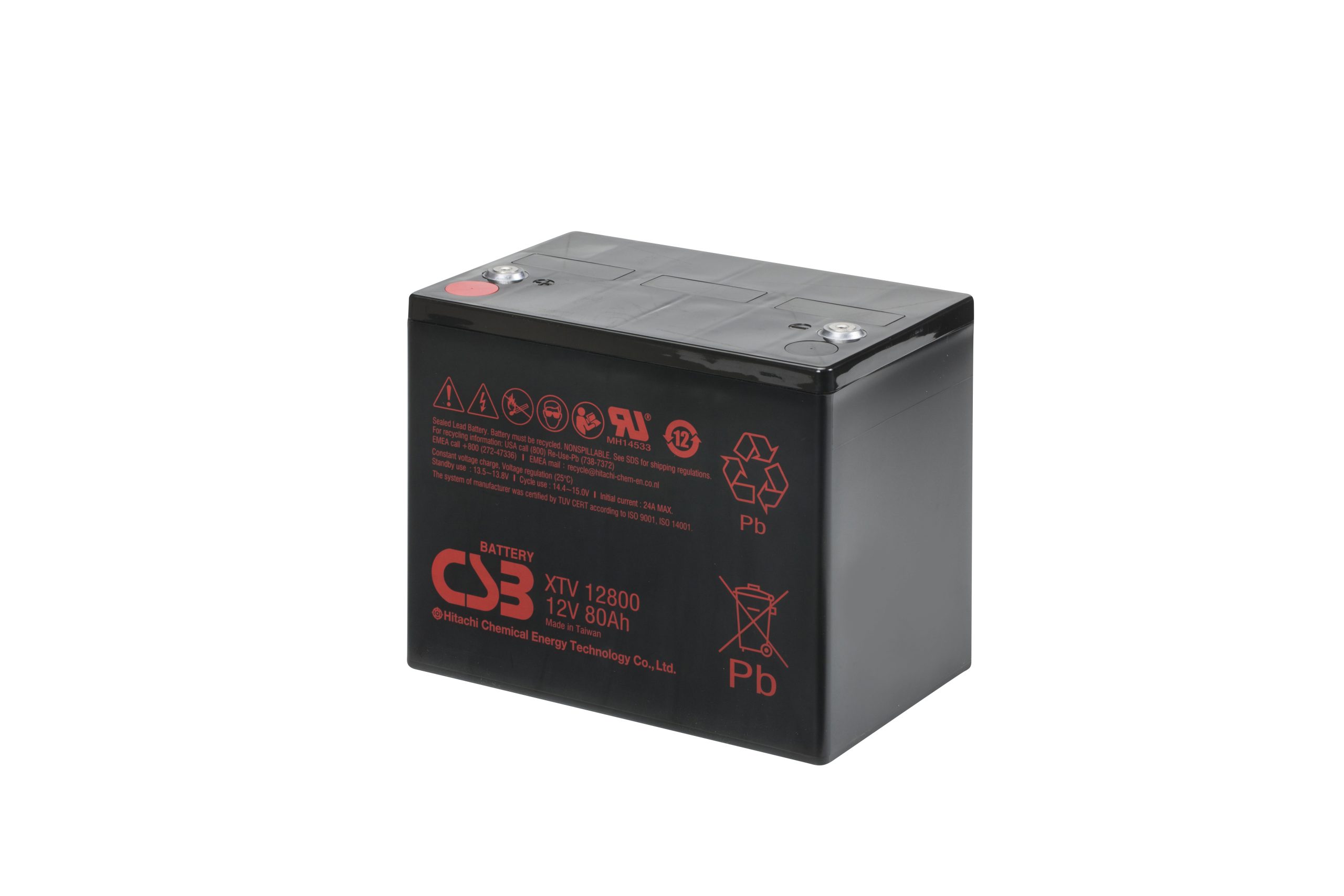 CSB XTV12800 SLA (AGM) Battery - Image 3