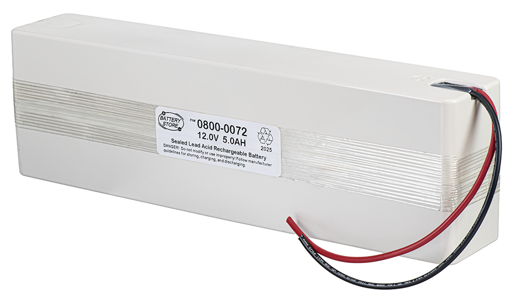 Cyclon, 12V-5.0AH 1X6 W/Case & Wire