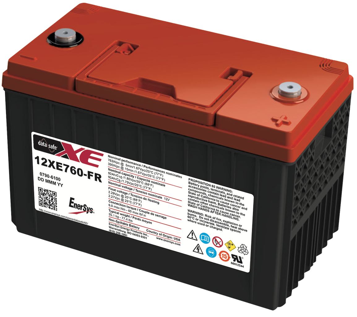 EnerSys DataSafe 12XE760-FR Lead Acid Battery