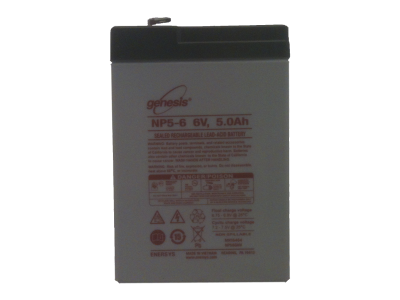 EnerSys Genesis NP5-6 Lead Acid (AGM) Battery - Image 2