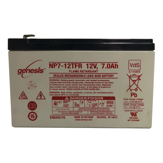 EnerSys Genesis NP7-12TFR Lead Acid (AGM) Battery - Image 2