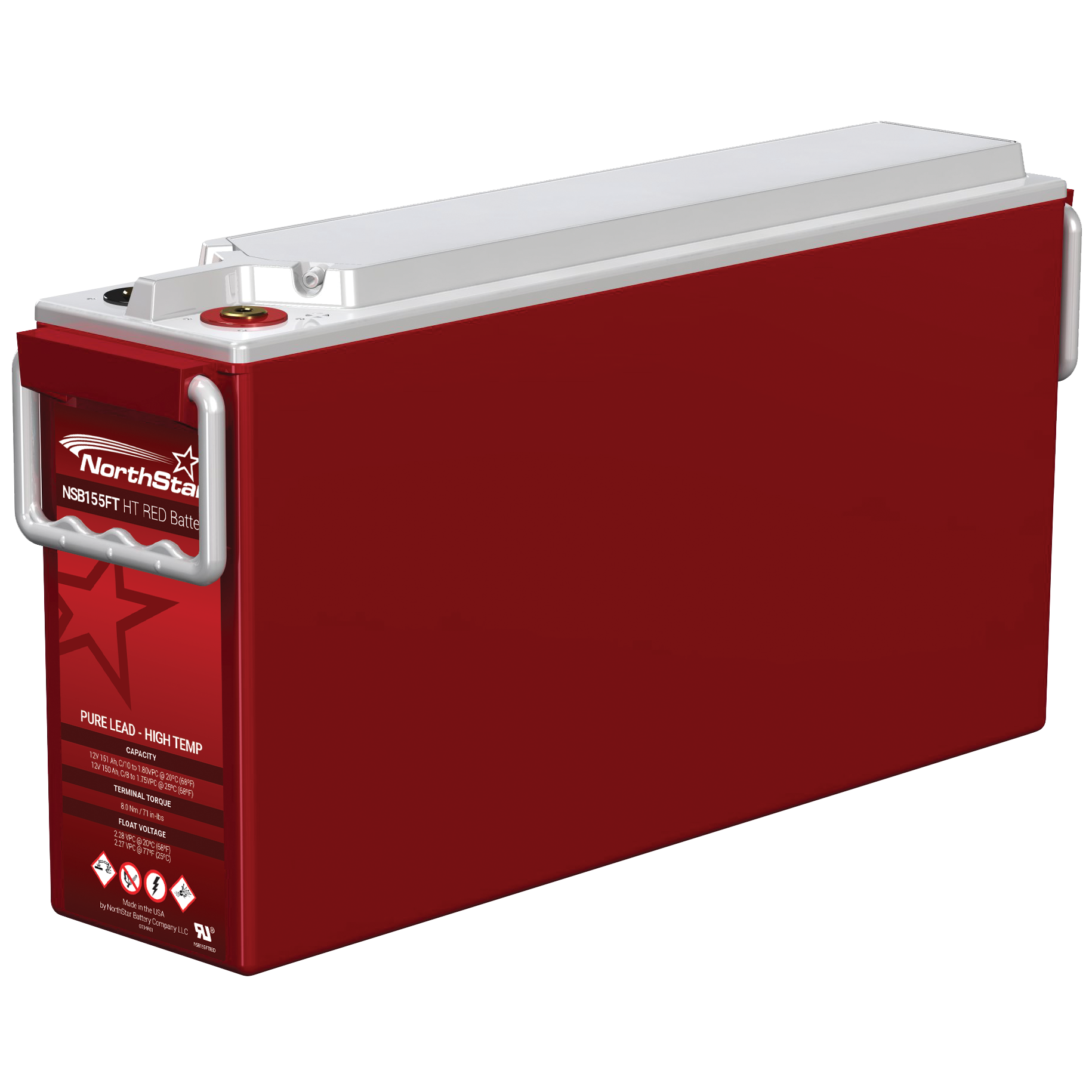 EnerSys Northstar NSB 155FT HT RED Lead Acid Battery
