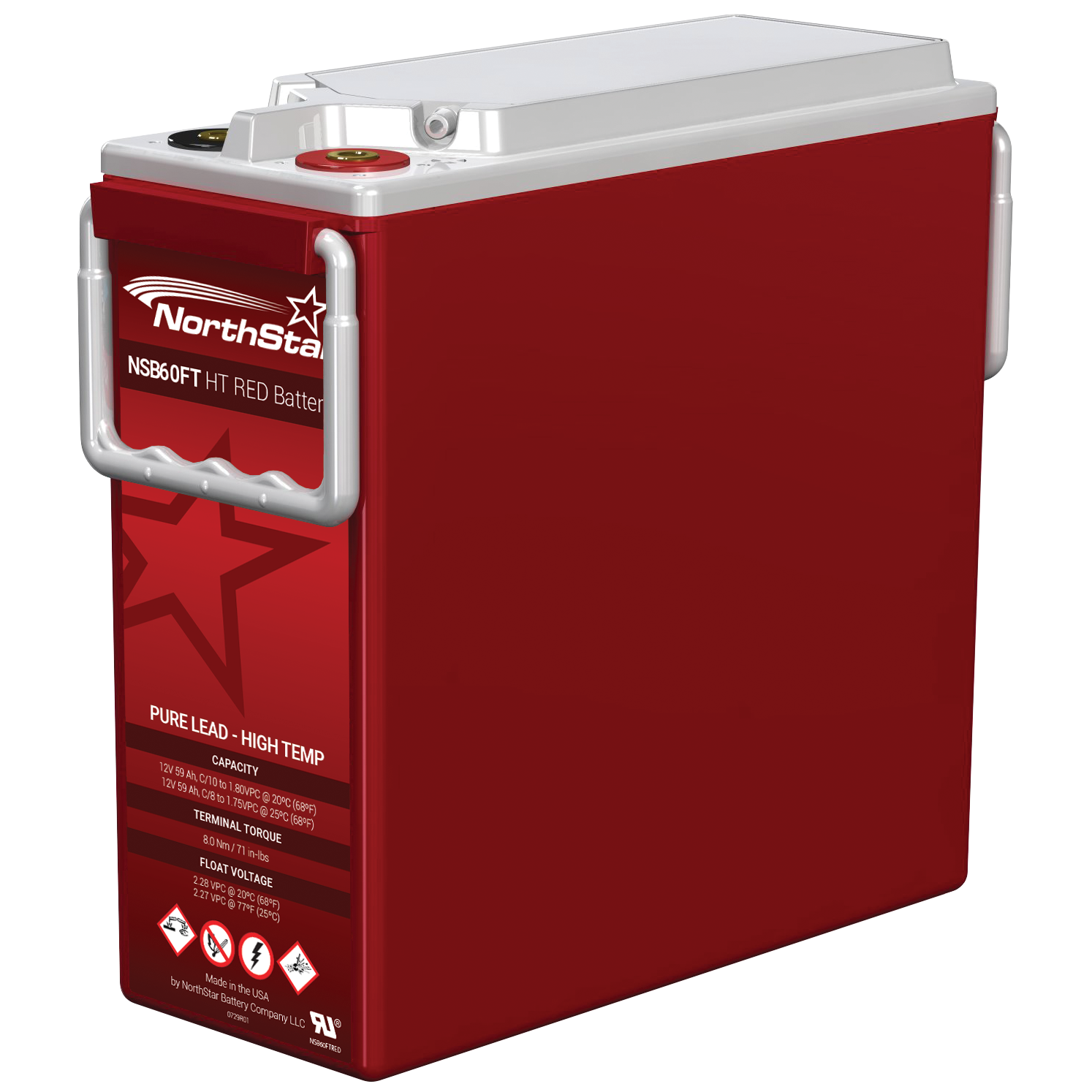 EnerSys Northstar NSB 60FT HT RED Lead Acid Battery