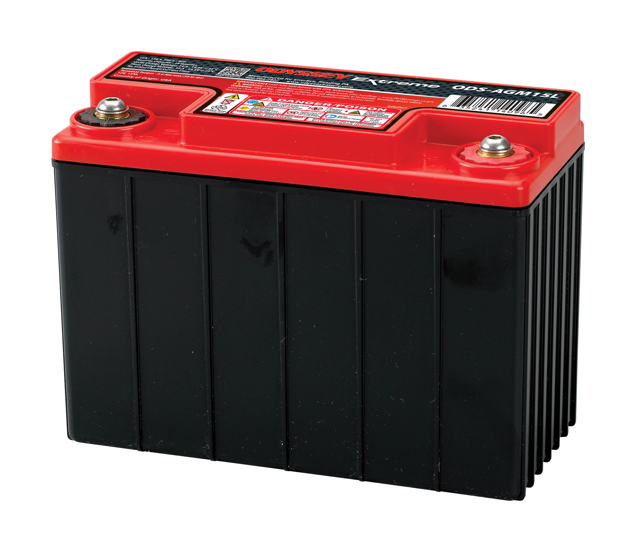 EnerSys Odyssey ODS-AGM15L Lead Acid (AGM-TPPL) Battery - Image 2