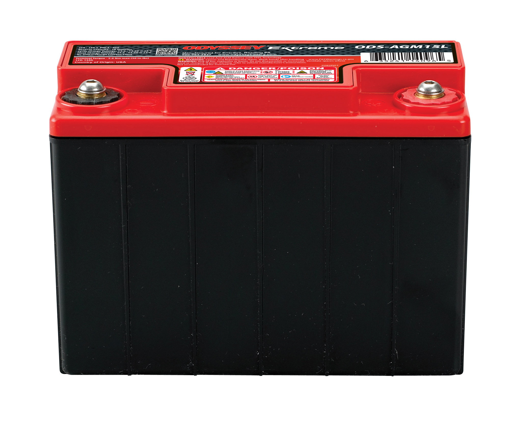 EnerSys Odyssey ODS-AGM15L Lead Acid (AGM-TPPL) Battery