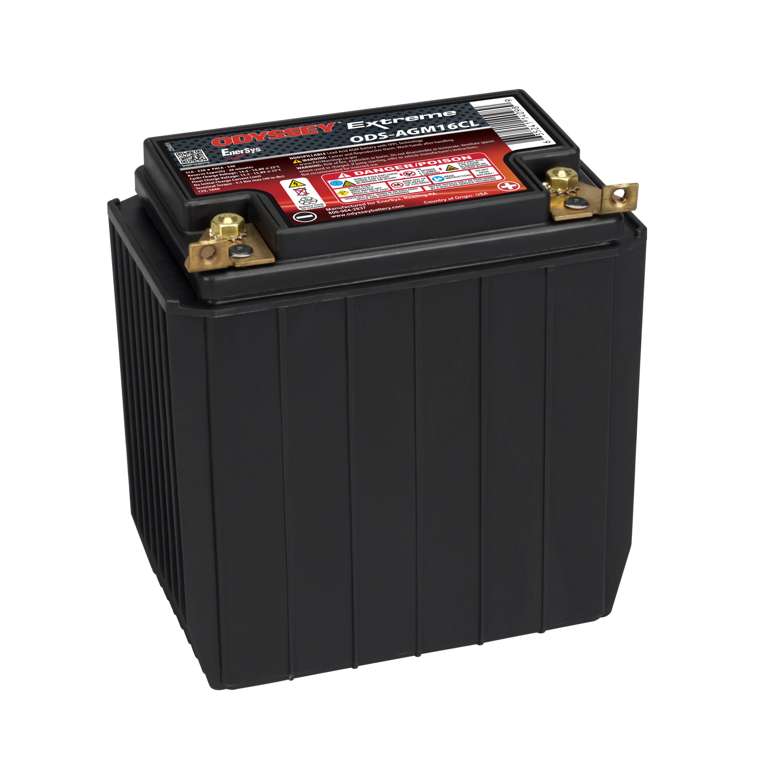EnerSys Odyssey ODS-AGM16CL Lead Acid (AGM-TPPL) Battery
