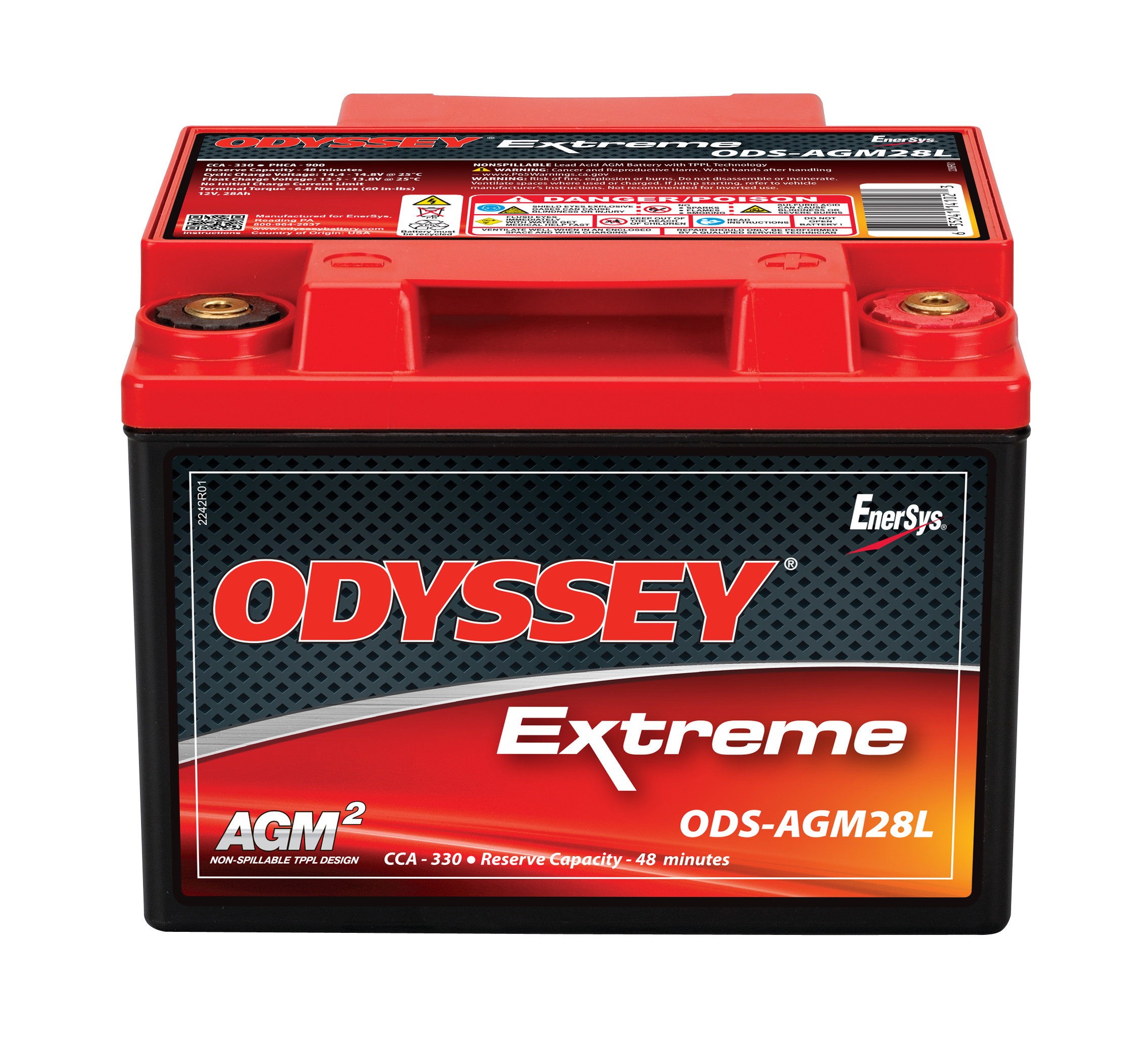 EnerSys Odyssey ODS-AGM28L Lead Acid (AGM-TPPL) Battery - Image 2