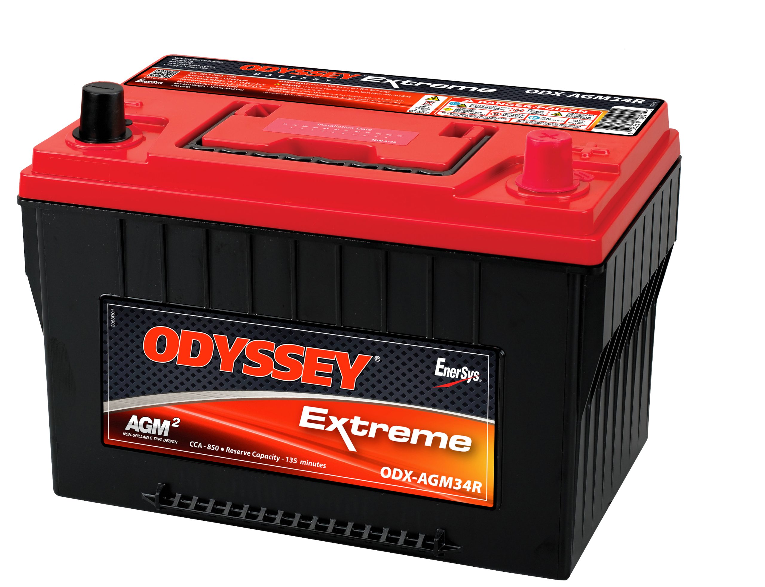 EnerSys Odyssey ODX-AGM34R Lead Acid (AGM-TPPL) Battery - Image 2
