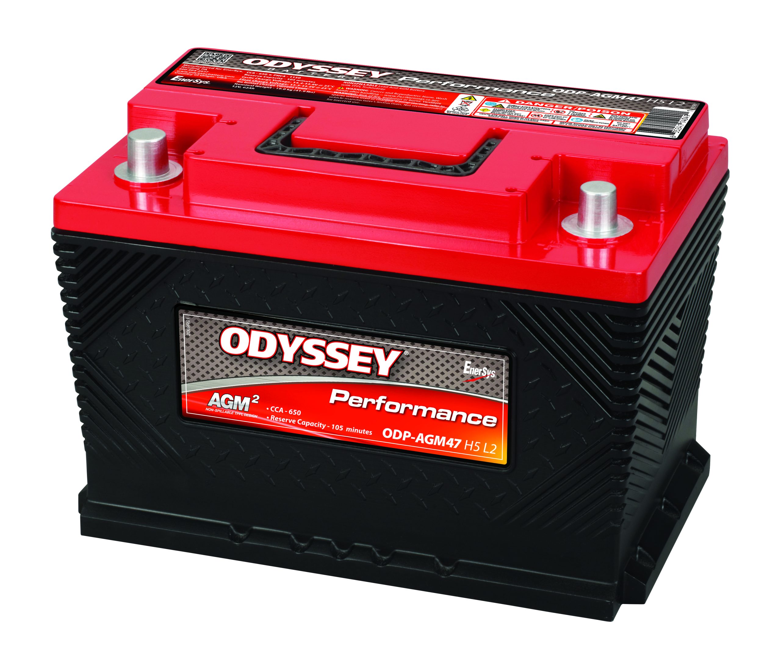 EnerSys Odyssey ODP-AGM47H5L2 Lead Acid (AGM-TPPL) Battery