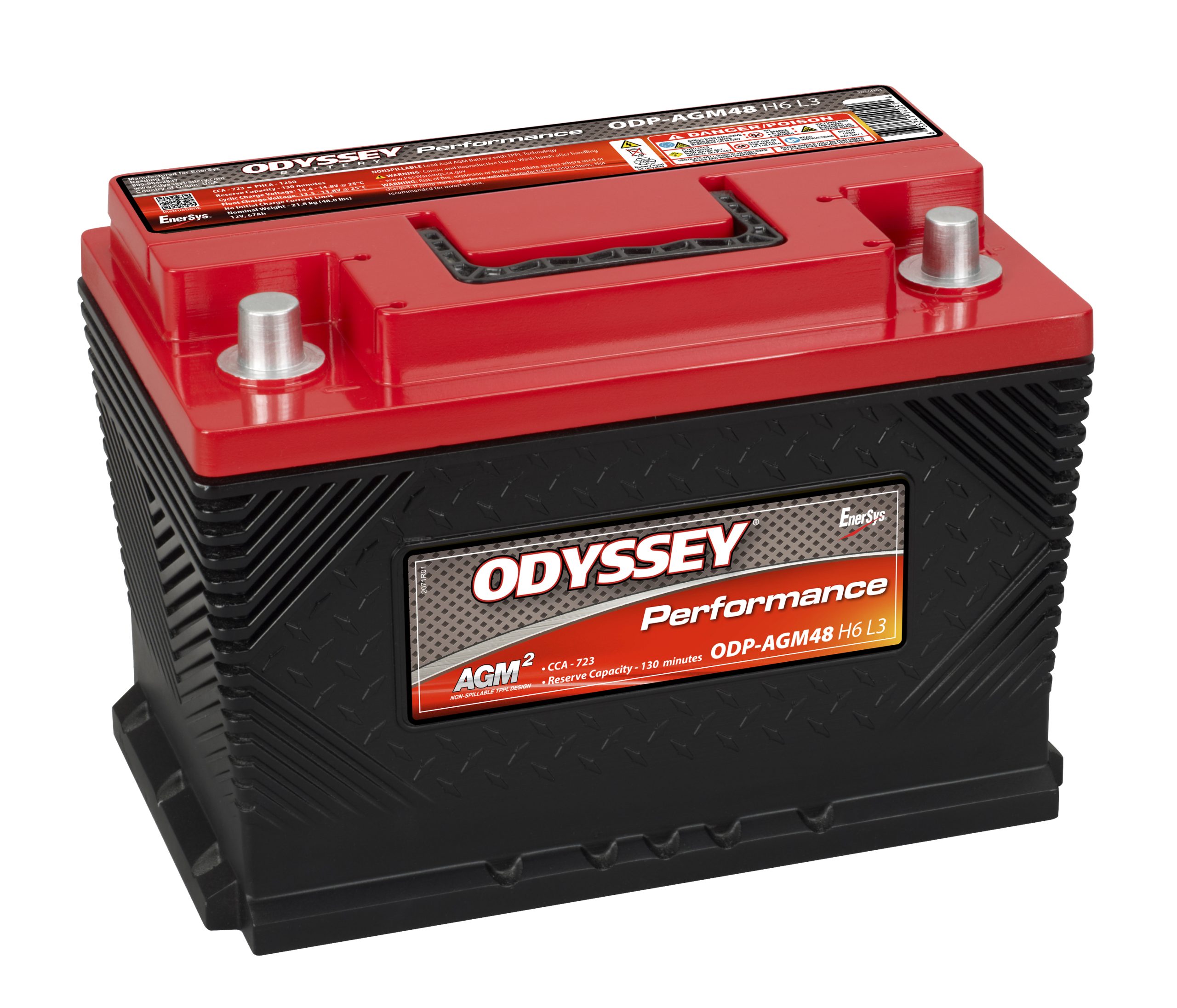 EnerSys Odyssey ODP-AGM48H6L3 Lead Acid (AGM-TPPL) Battery - Image 2