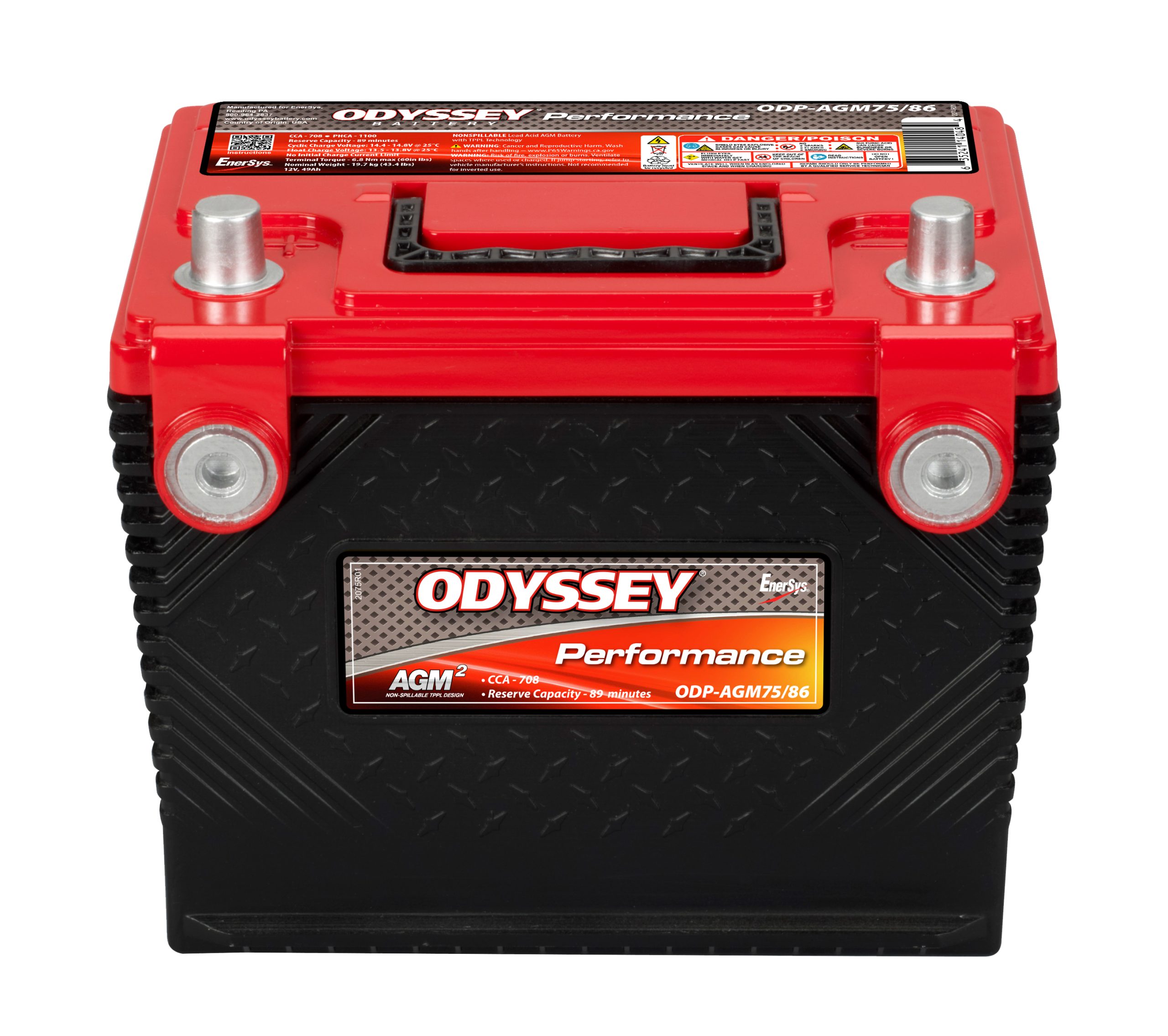 EnerSys Odyssey ODP-AGM7586 Lead Acid (AGM-TPPL) Battery